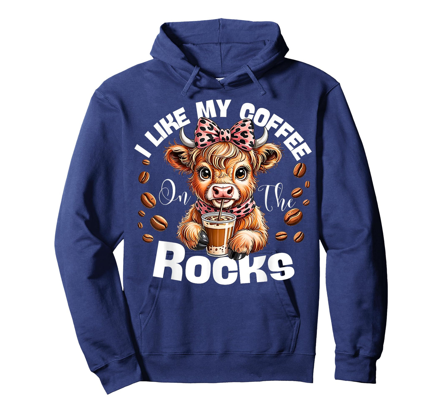 Funny Highland Cow I Like My Coffee Quote Humor Caffeine T-Shirt