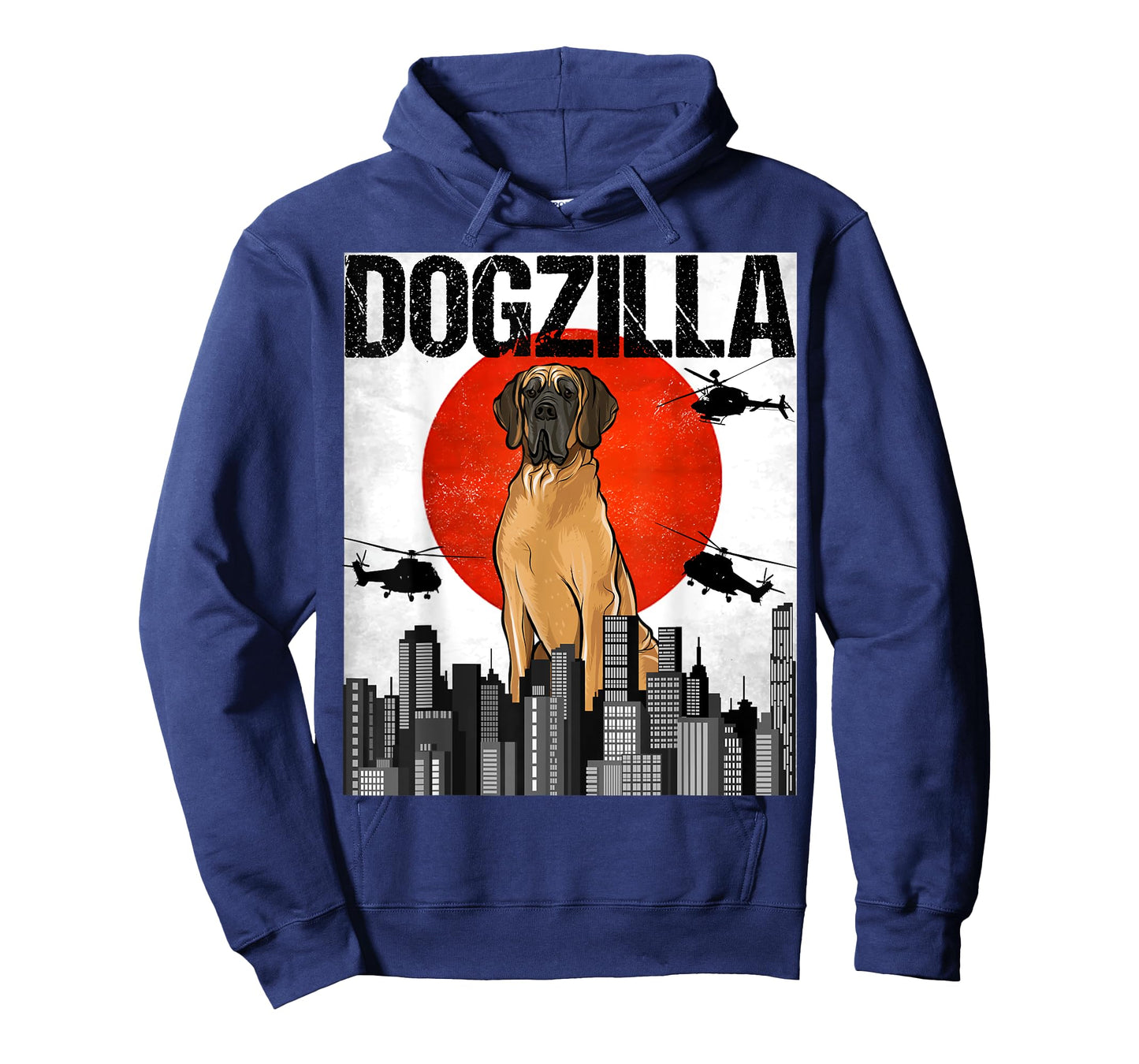 Funny Vintage Japanese Dogzilla Brown Great Dane T-Shirt