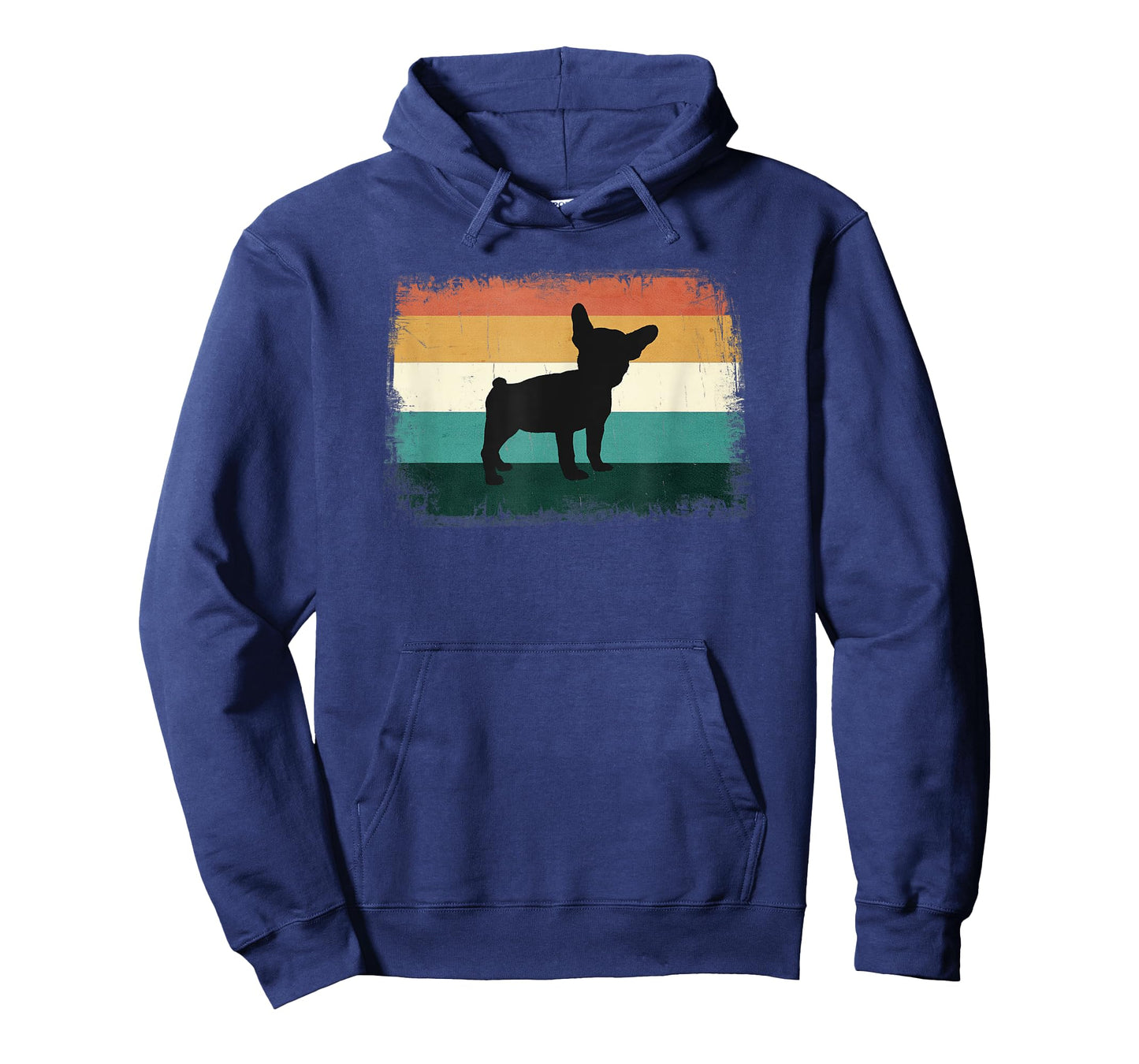 Retro French Bulldog Puppy - Vintage Sunset Frenchie Lover T-Shirt