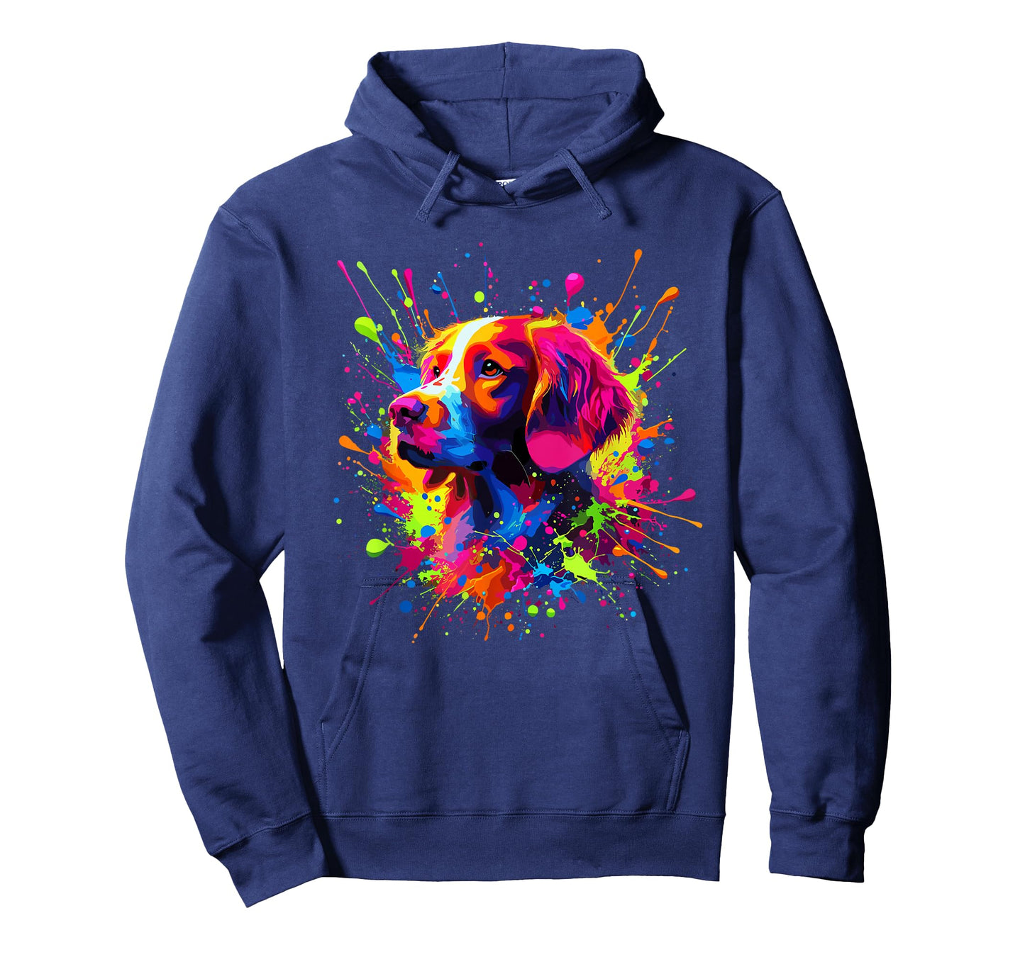 Splash Art Brittany Dog Brittany Spaniel T-Shirt