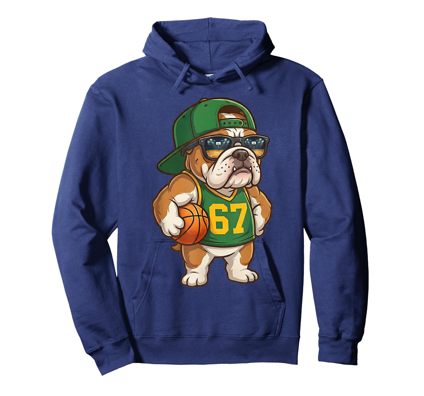 Bulldog Basketball 67 Gen Alpha Slang Sports Dog Boys Kids T-Shirt