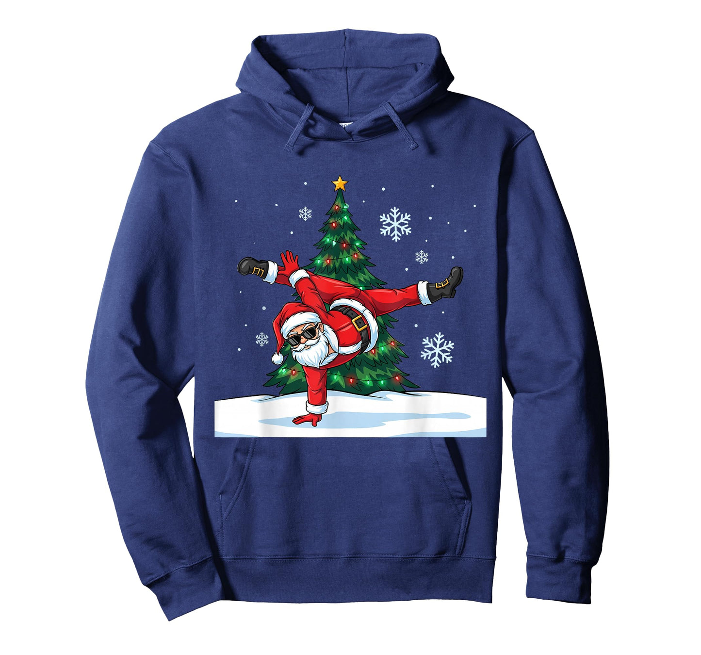 Merry Christmas Santa Playing Gymnastics Sport Lovers T-Shirt