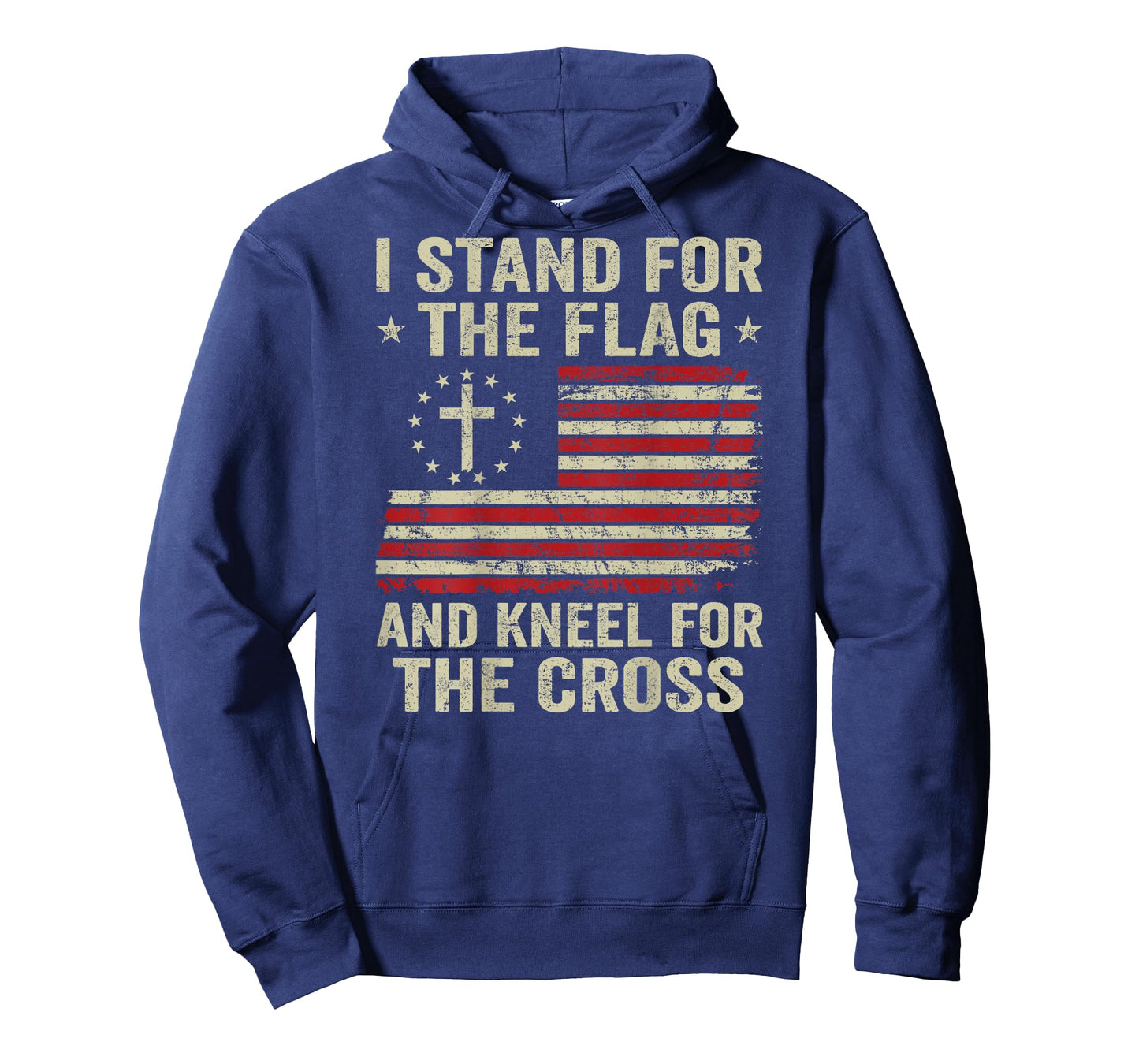 I Stand For The Flag And Kneel For The Cross (ON BACK) T-Shirt