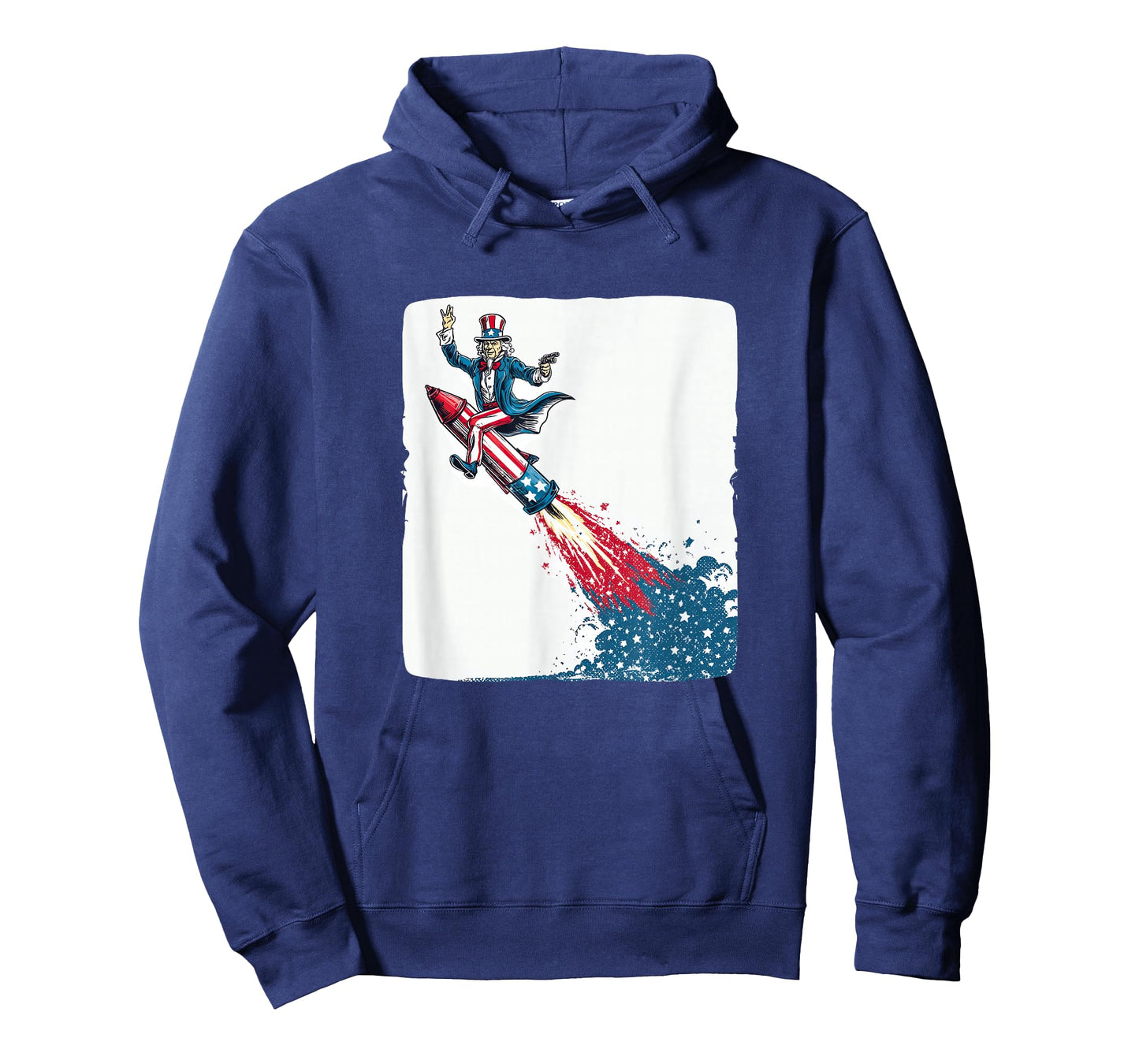 Funny Sam Rocket for Space and US Colors Lovers T-Shirt