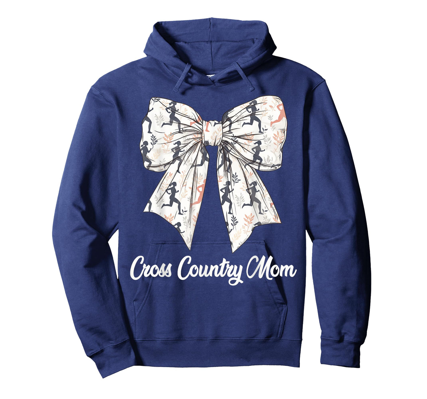 Cross Country Mom Coquette Bow Cute XC Lovers Mothers Day T-Shirt