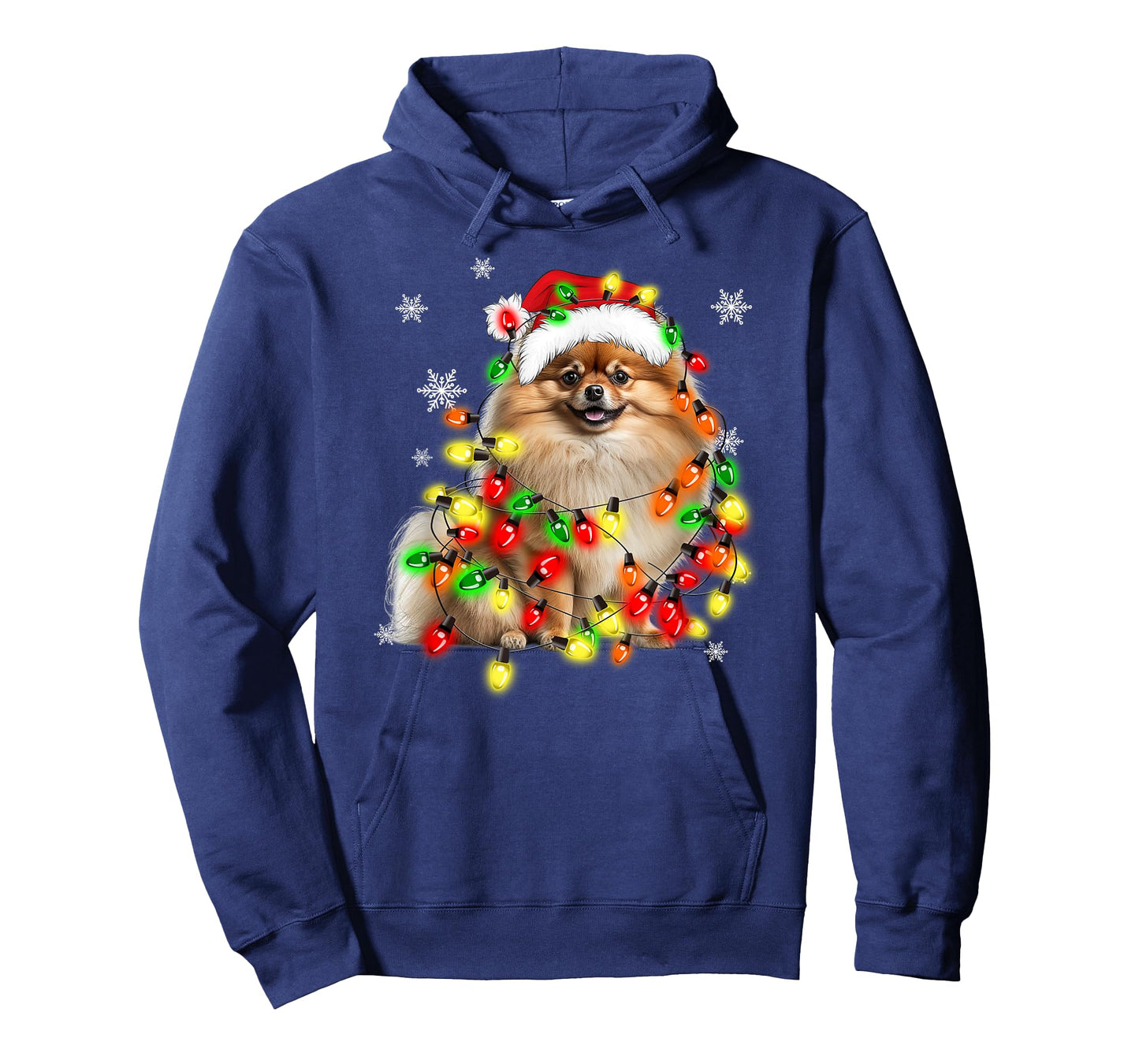 Pomeranian Dog Family Matching Christmas T-Shirt, Unisex-Adults/Kids, Black, Small, Short Sleeve, Cotton Blend, Novelty, Christmas, Dog Lovers, Families