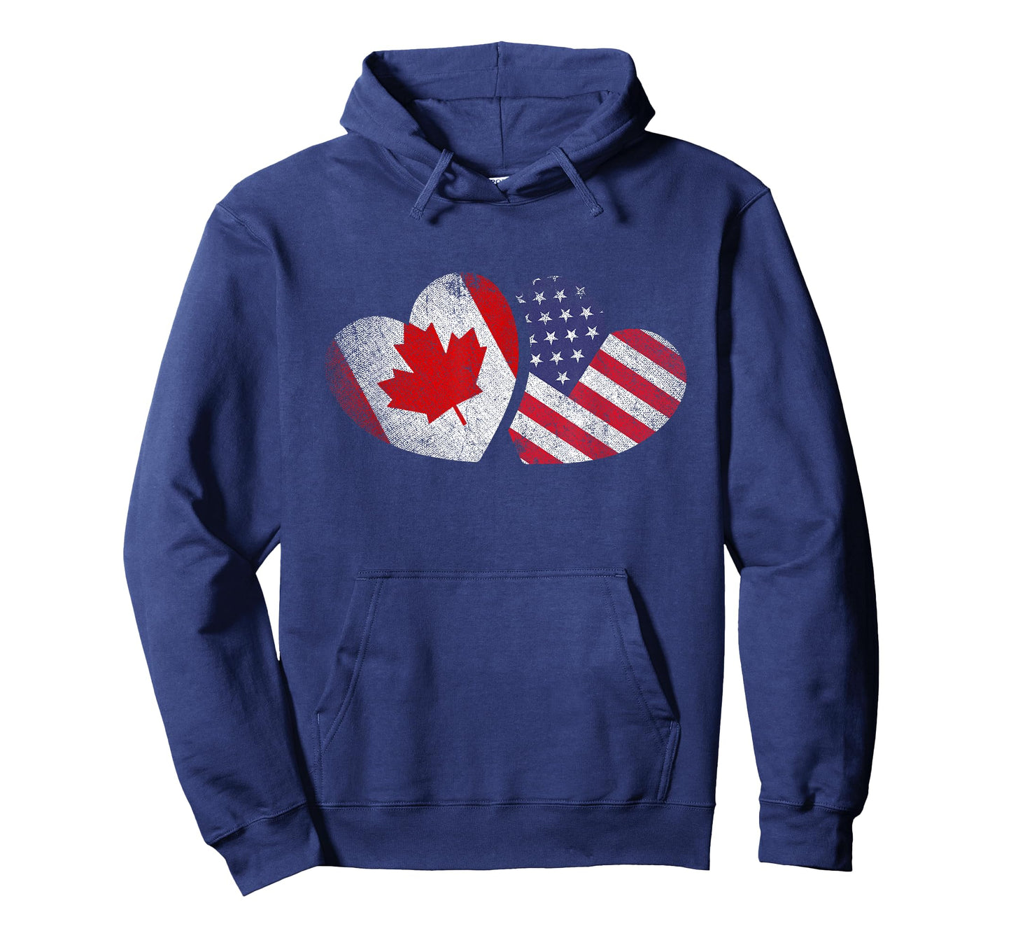America Canada Friendship Heart Gift USA Canadian T-Shirt