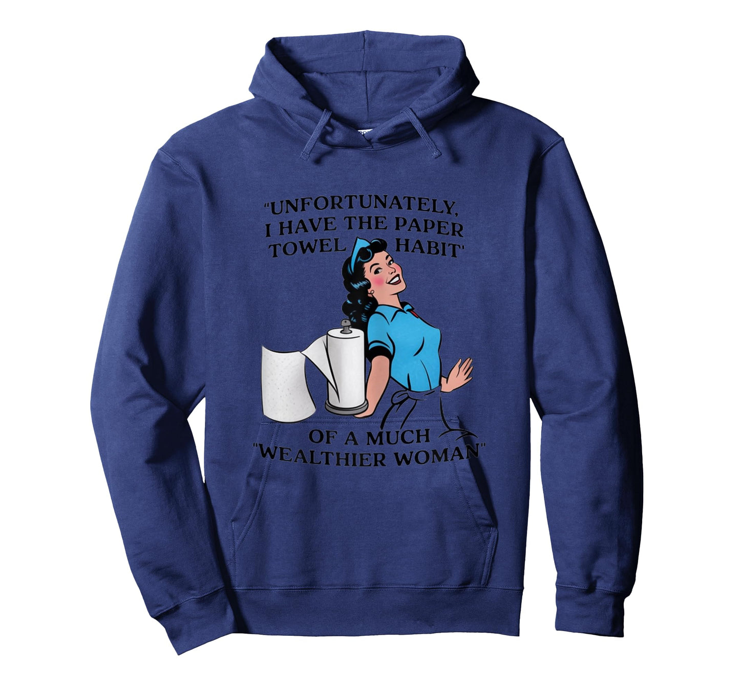 Paper Towel Habit Funny Retro Housewife T-Shirt