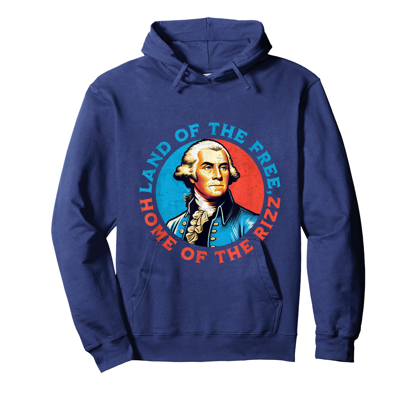 Land of the Free George Washington Funny 4th of July Men T-Shirt