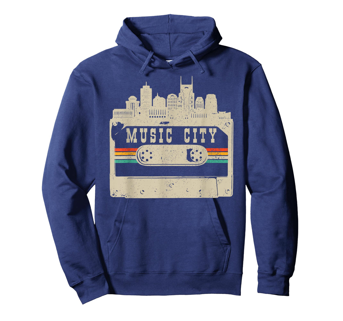 Nashville Skyline Cassette Vintage Retro Country Music City T-Shirt