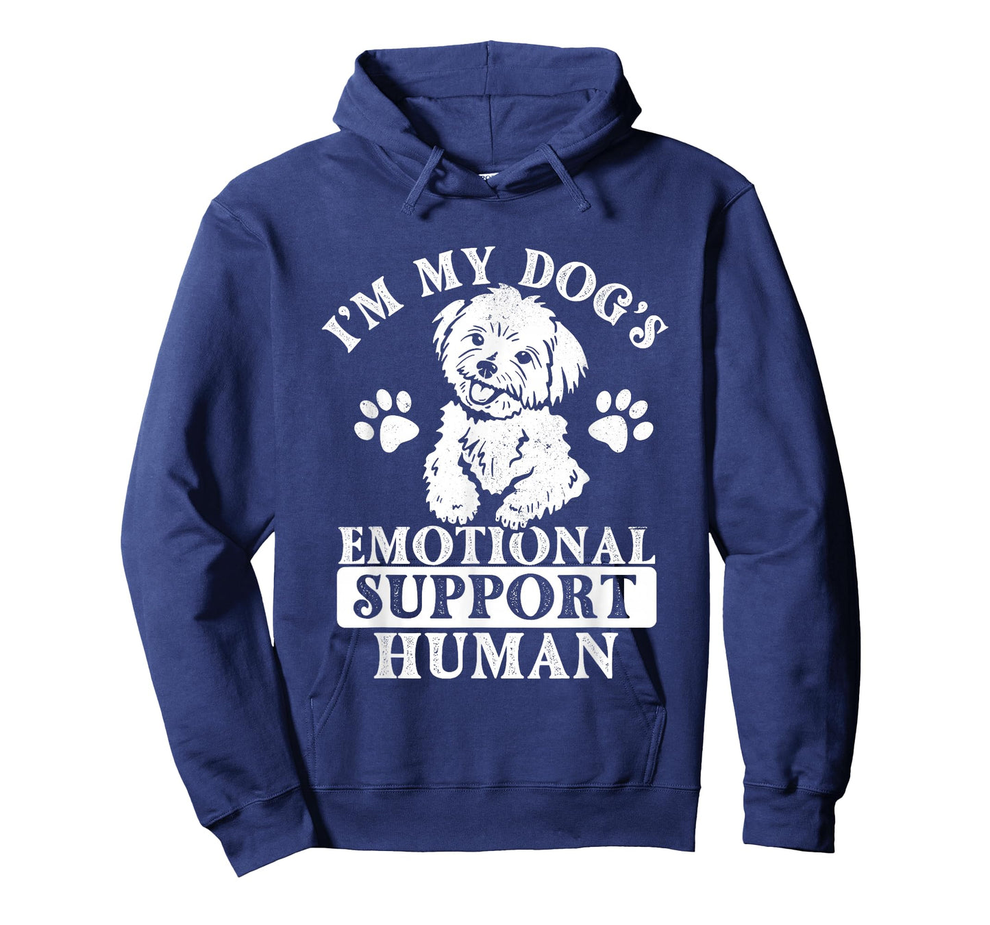 I'm My Dog's Emotional Support Human - Maltese Dog Lover T-Shirt