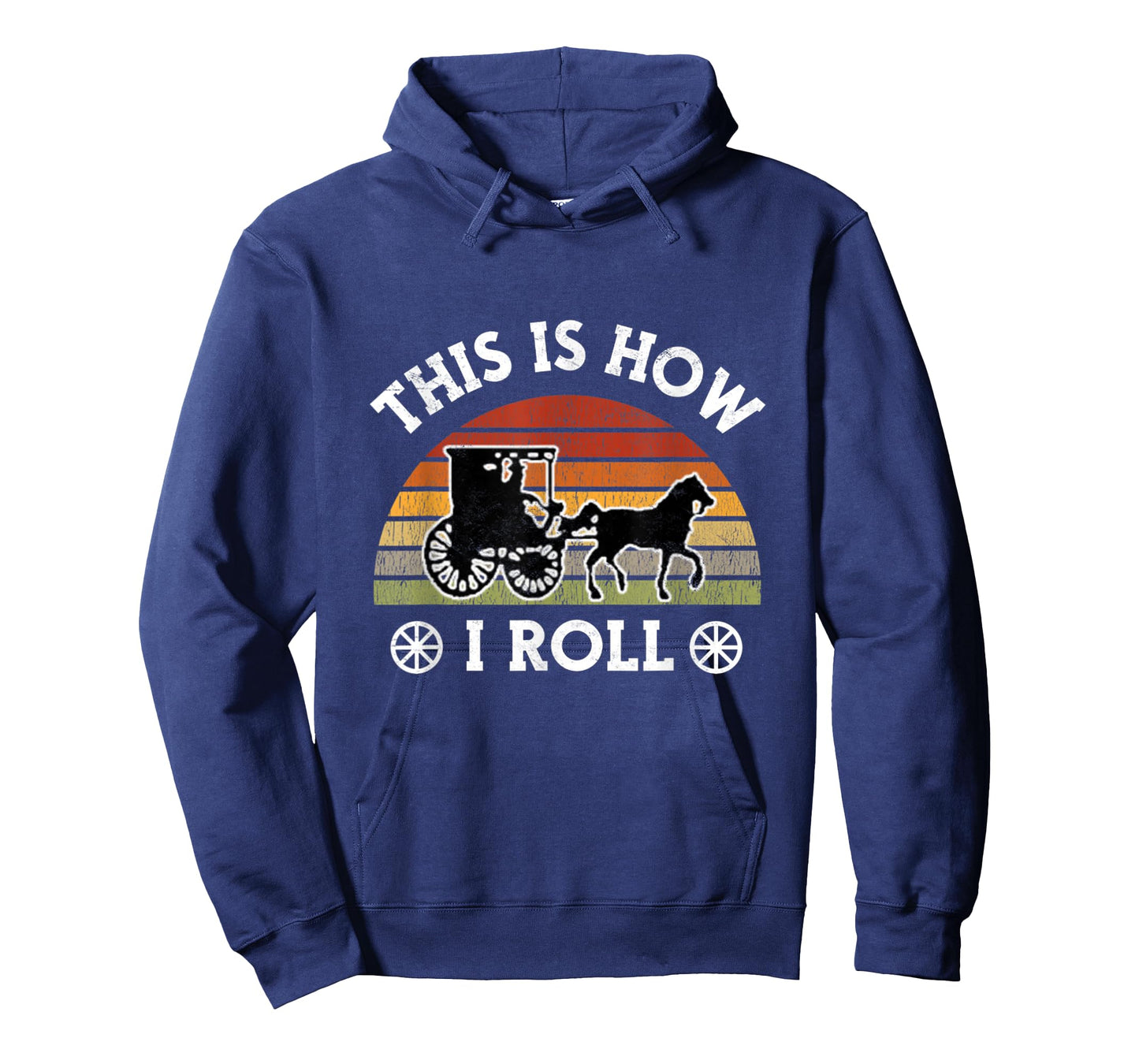 Funny Amish Horse & Buggy This is How I Roll Lancaster Pa. T-Shirt