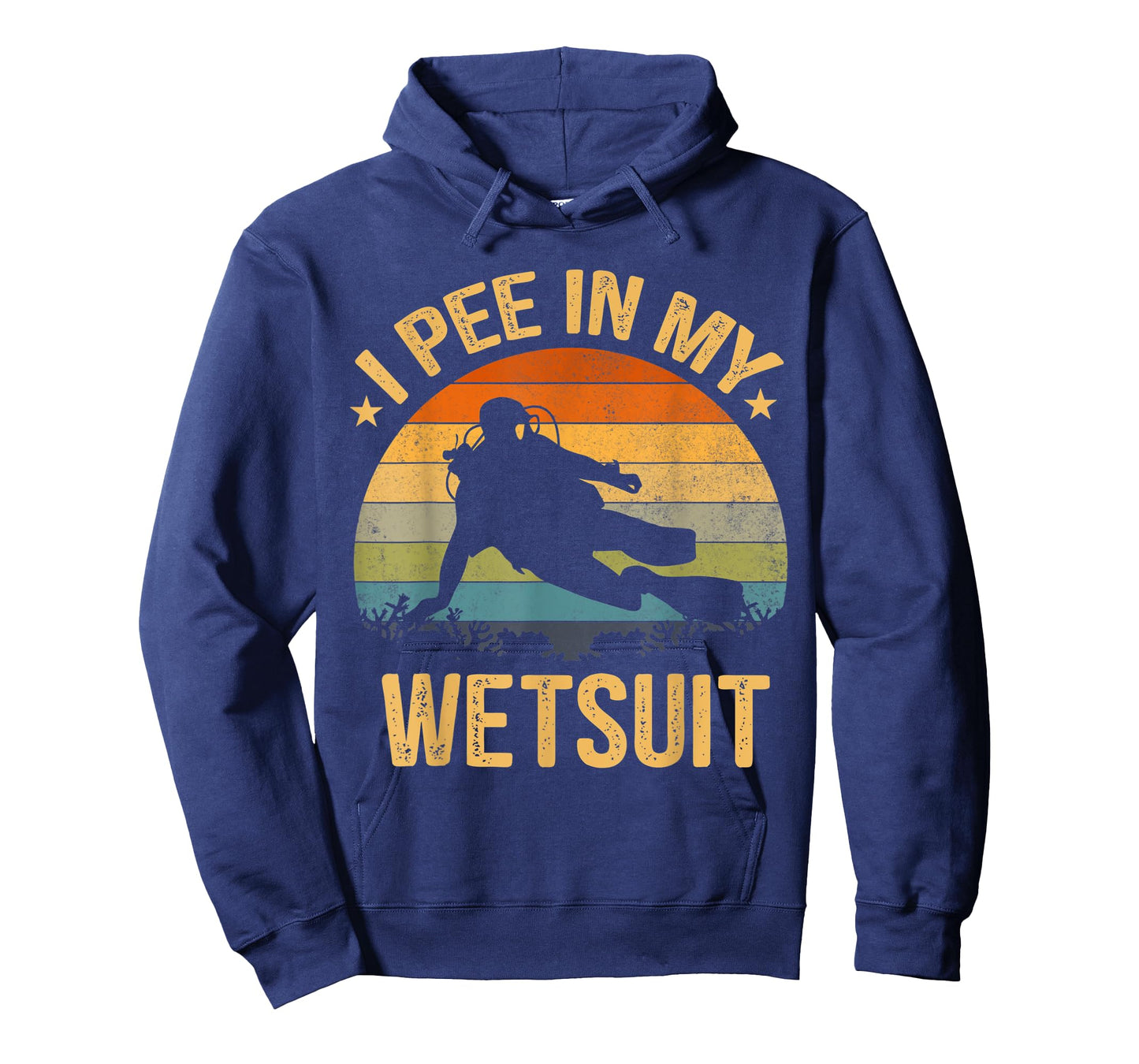 Mens Scuba Diving Shirt I Pee In My Wetsuit Funny Retro T-Shirt