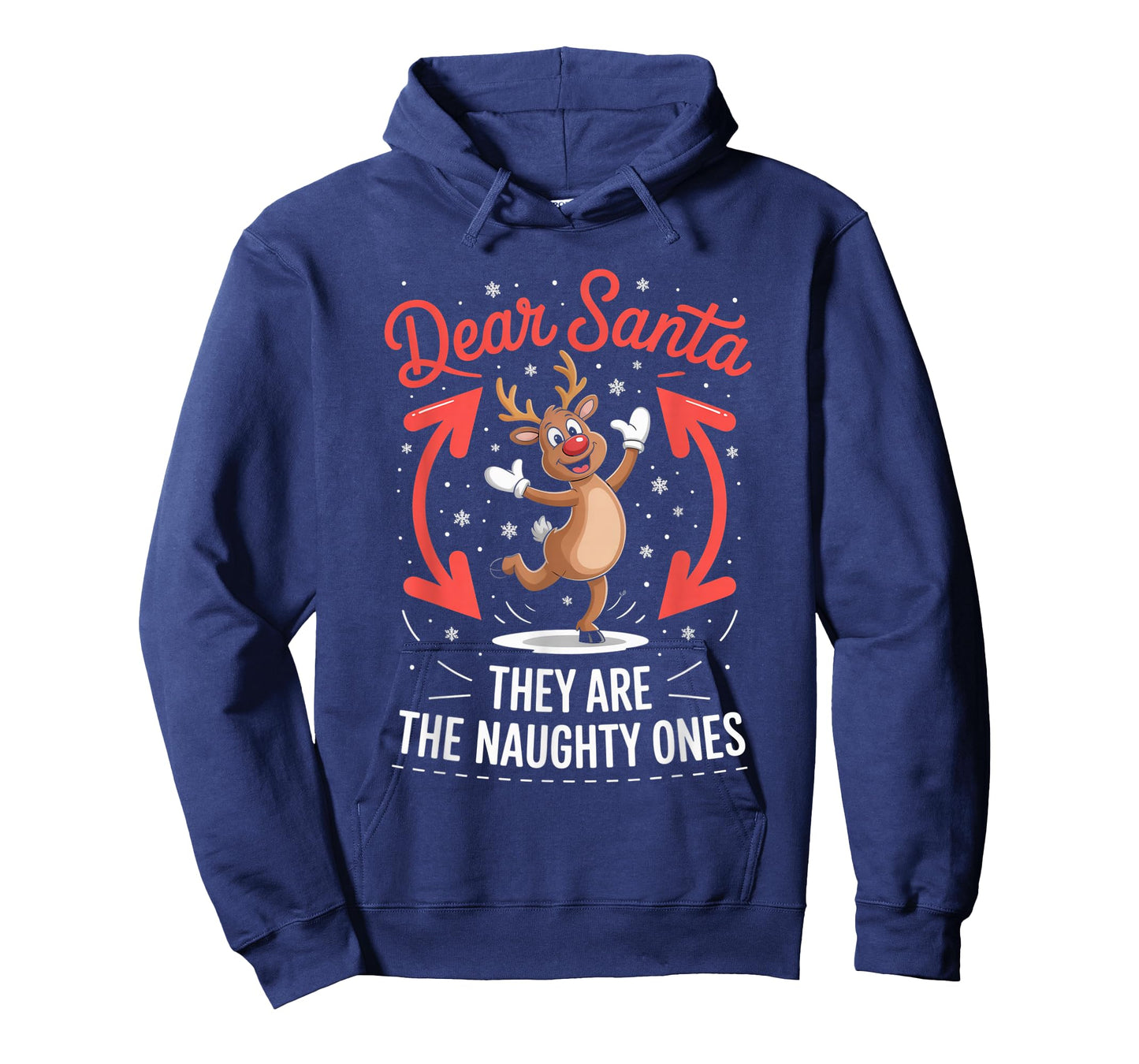 Dear Santa They are The Naughty Ones Funny Christmas Winter T-Shirt