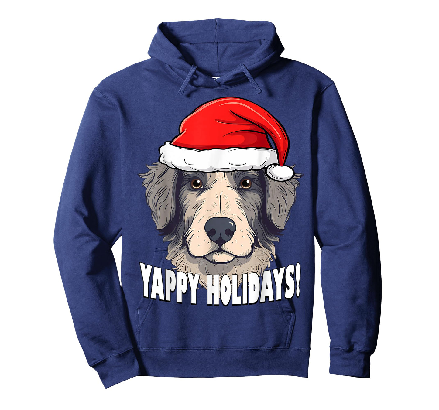 Christmas Aussiedoodle Yappy Holidays Funny Puppy Dog T-Shirt