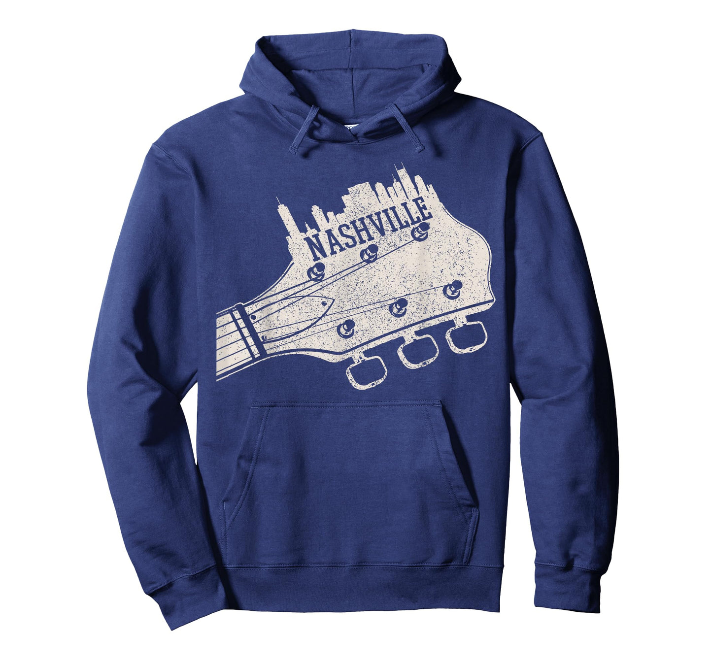 Nashville Guitar Skyline Country Music City Tennessee T-Shirt