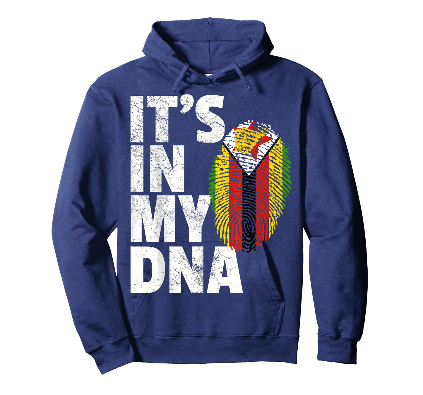 IT'S IN MY DNA Zimbabwe Flag Pride National Country Roots T-Shirt