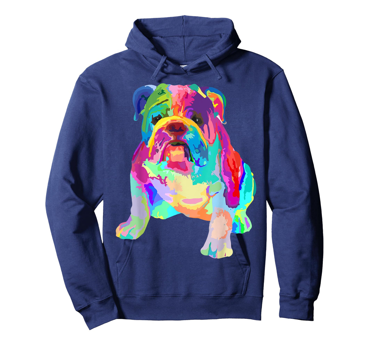 Dog Lover Gifts Womens Colorful Cool English Bulldog Mens T-Shirt Small