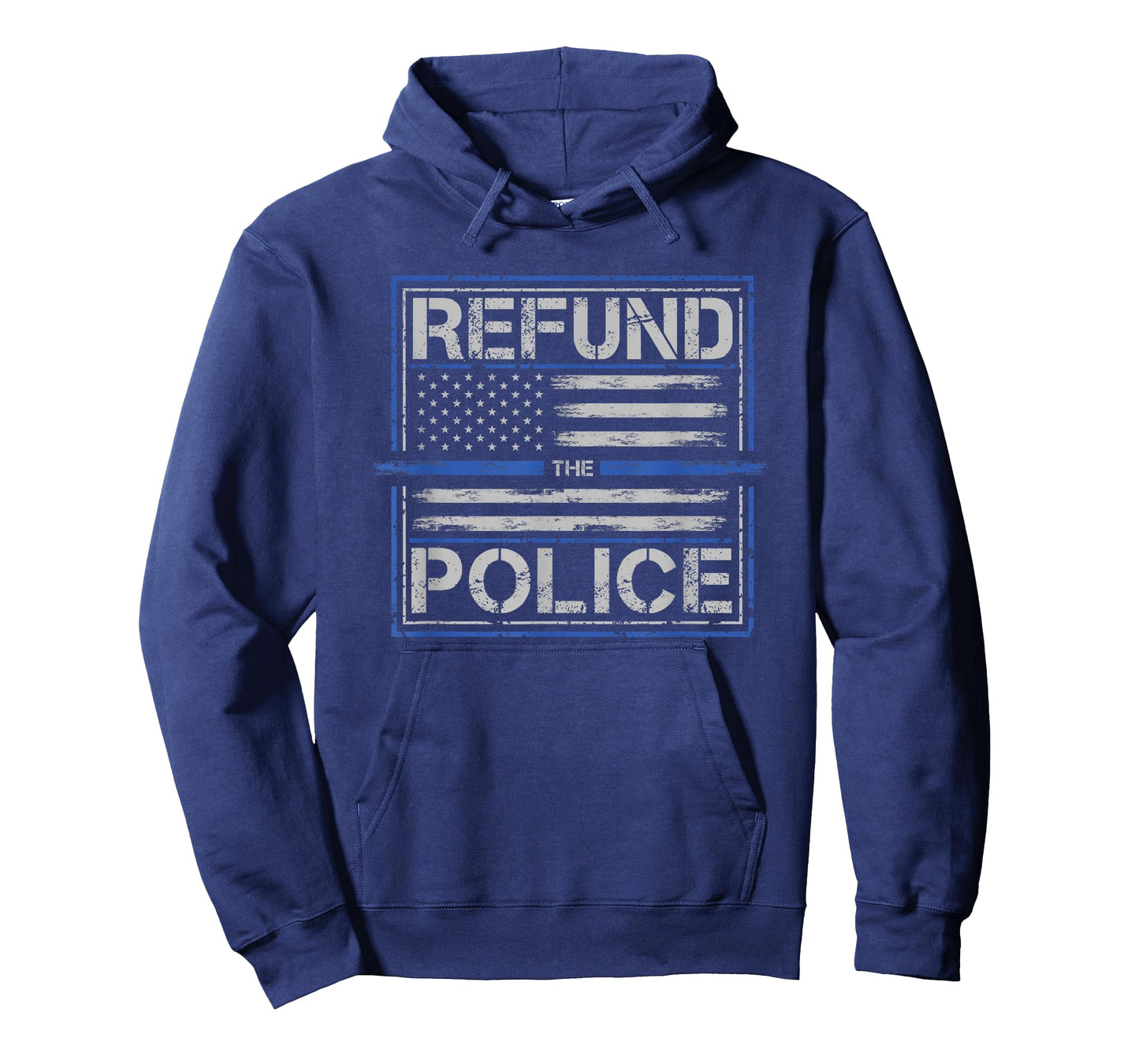 Re-Fund the Police - Patriotic USA American Flag T-Shirt