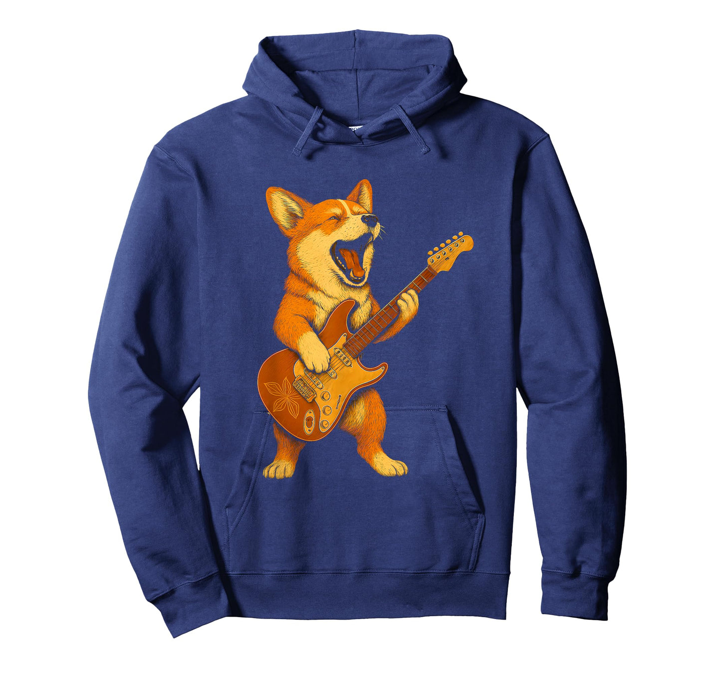 Corgi Playing Electric Guitar T-Shirt