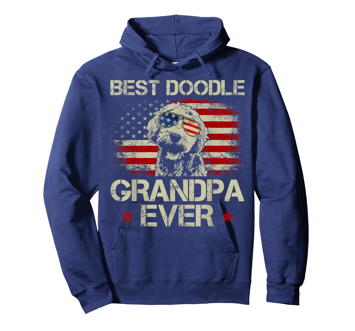 Best Doodle Grandpa Ever Shirt Goldendoodle 4th Of July Gift T-Shirt for Women Men