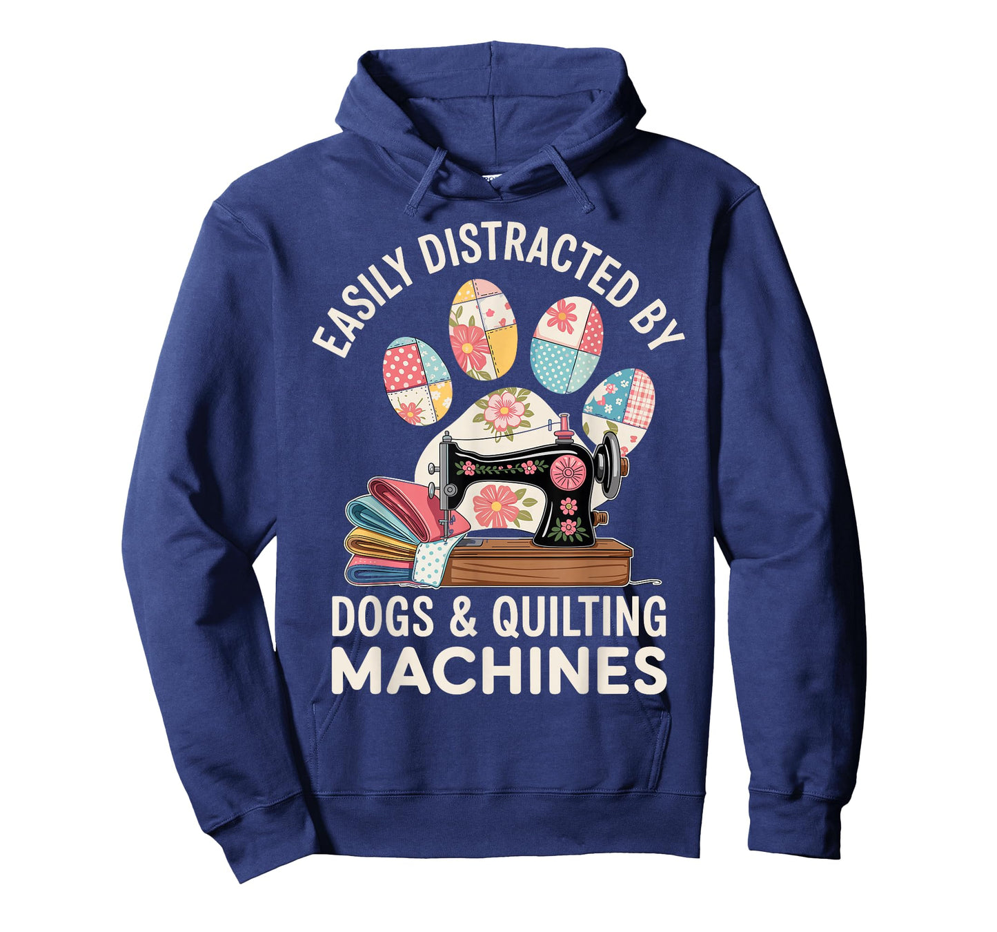 Dogs And Quilting Machines Quilt Funny Quilting T-Shirt