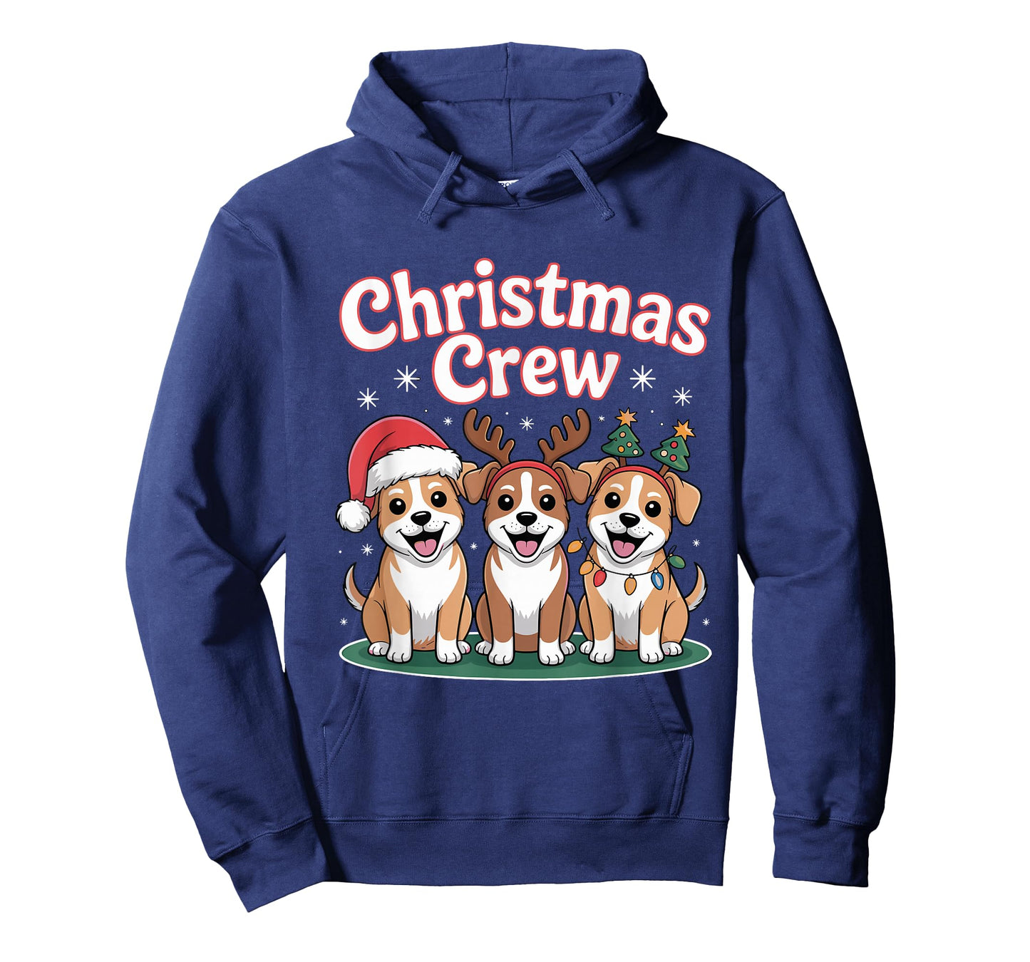 Christmas Crew Xmas Puppy Dog Breed Funny Christmas Pitsky T-Shirt