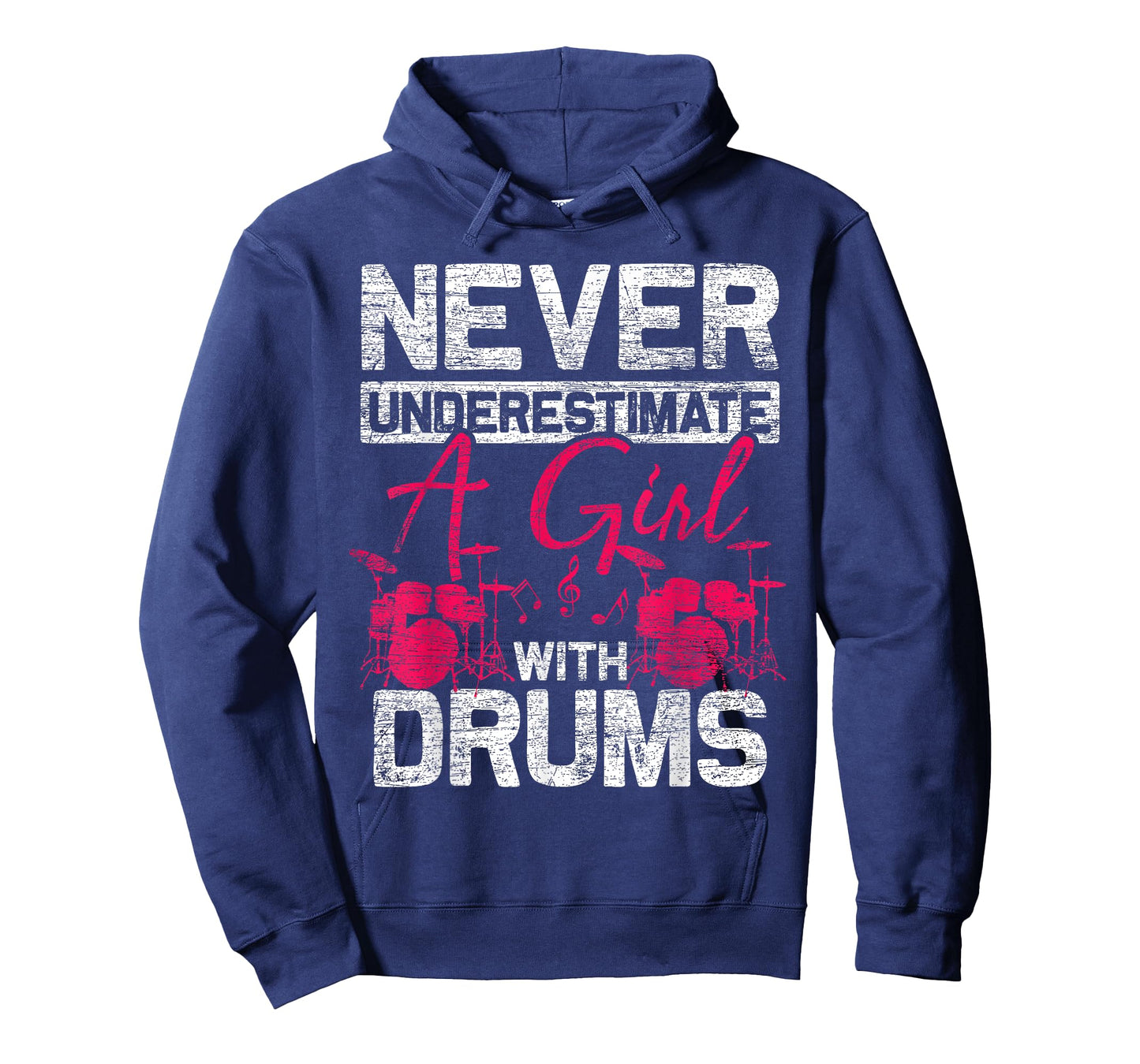 Drummer Women Never Underestimate A Girl With Drums T-Shirt