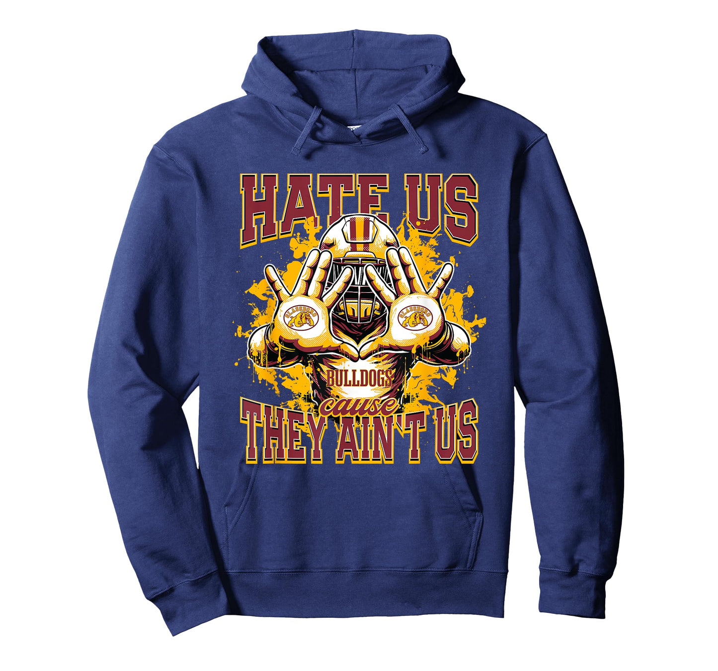 Glassboro Bulldogs Logo Hate Us Cause They Ain't HS T-Shirt