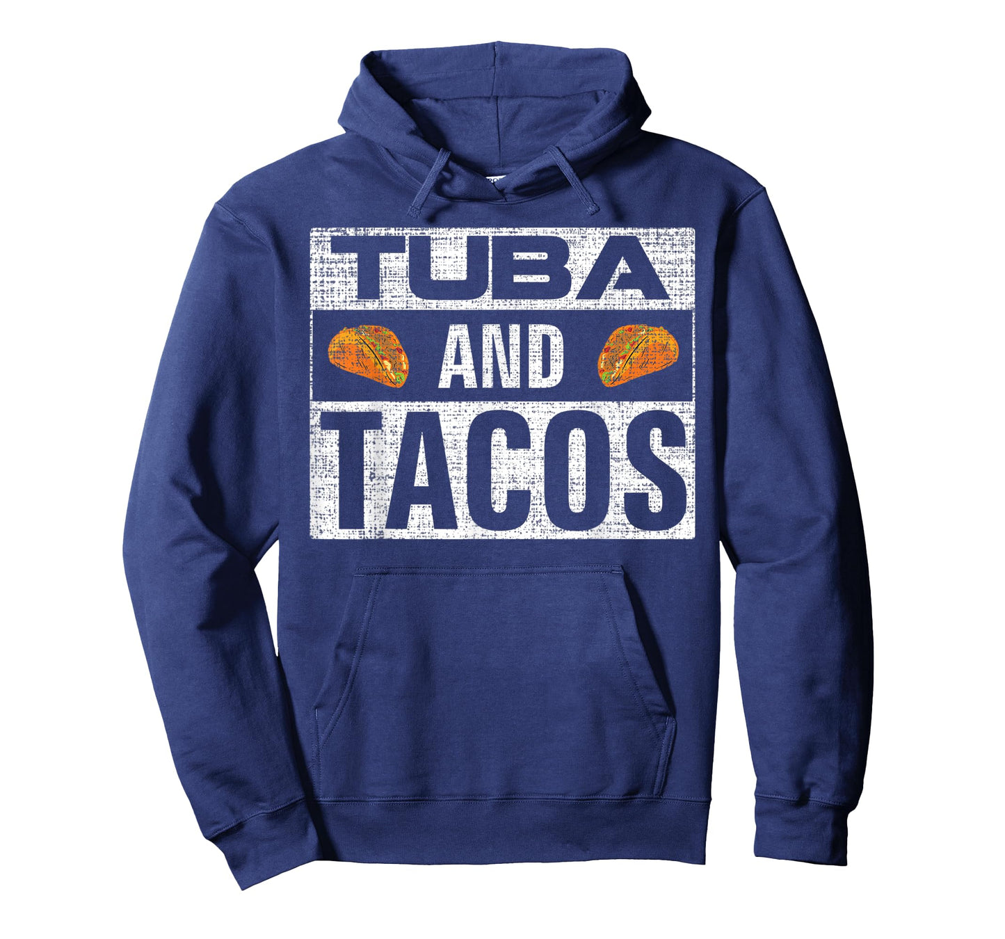 Vintage Tuba and Tacos Funny Music Orchestra Player Gift T-Shirt