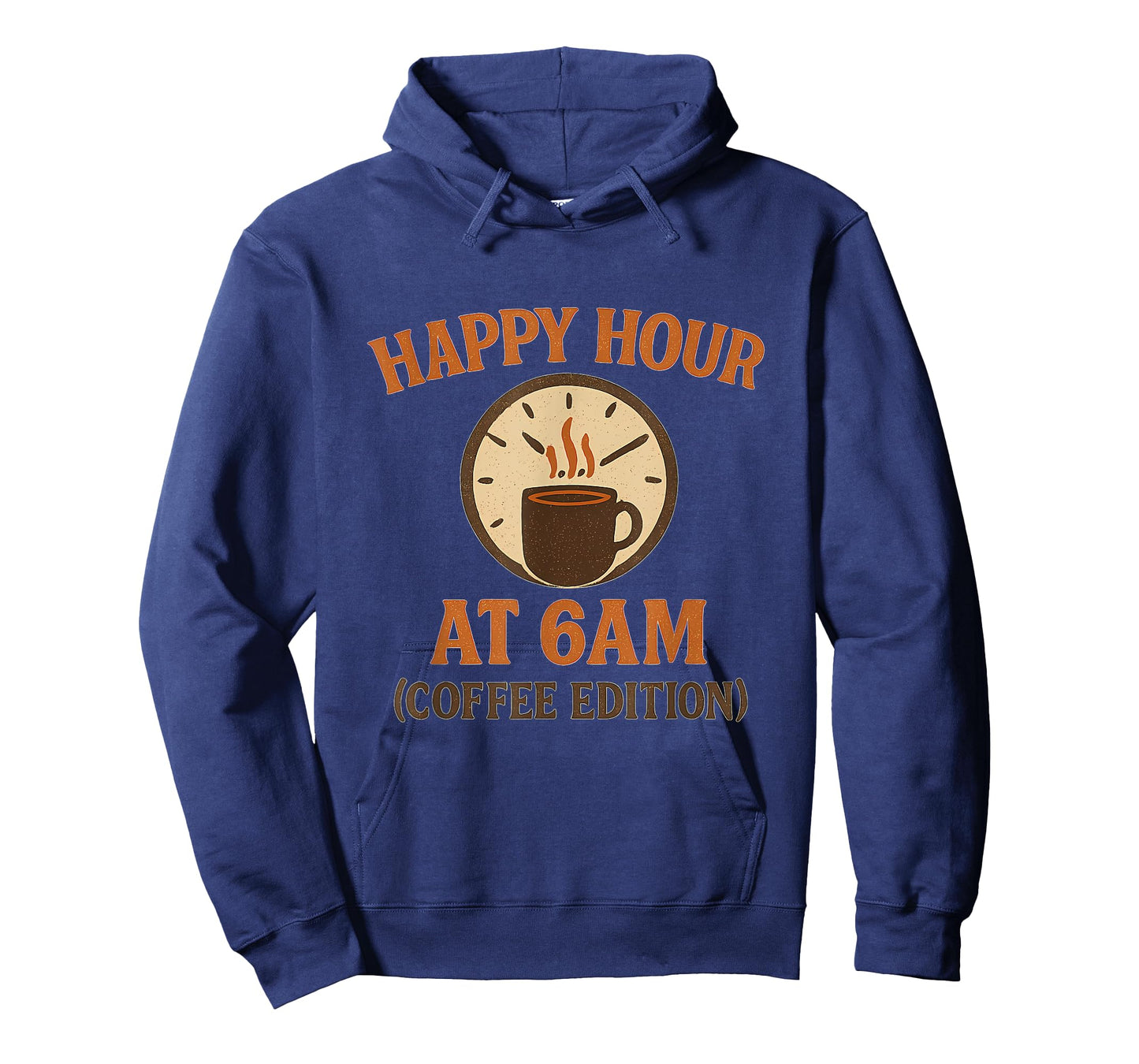 Happy Hour at 6am Coffee Edition Vintage Club Sign T-Shirt