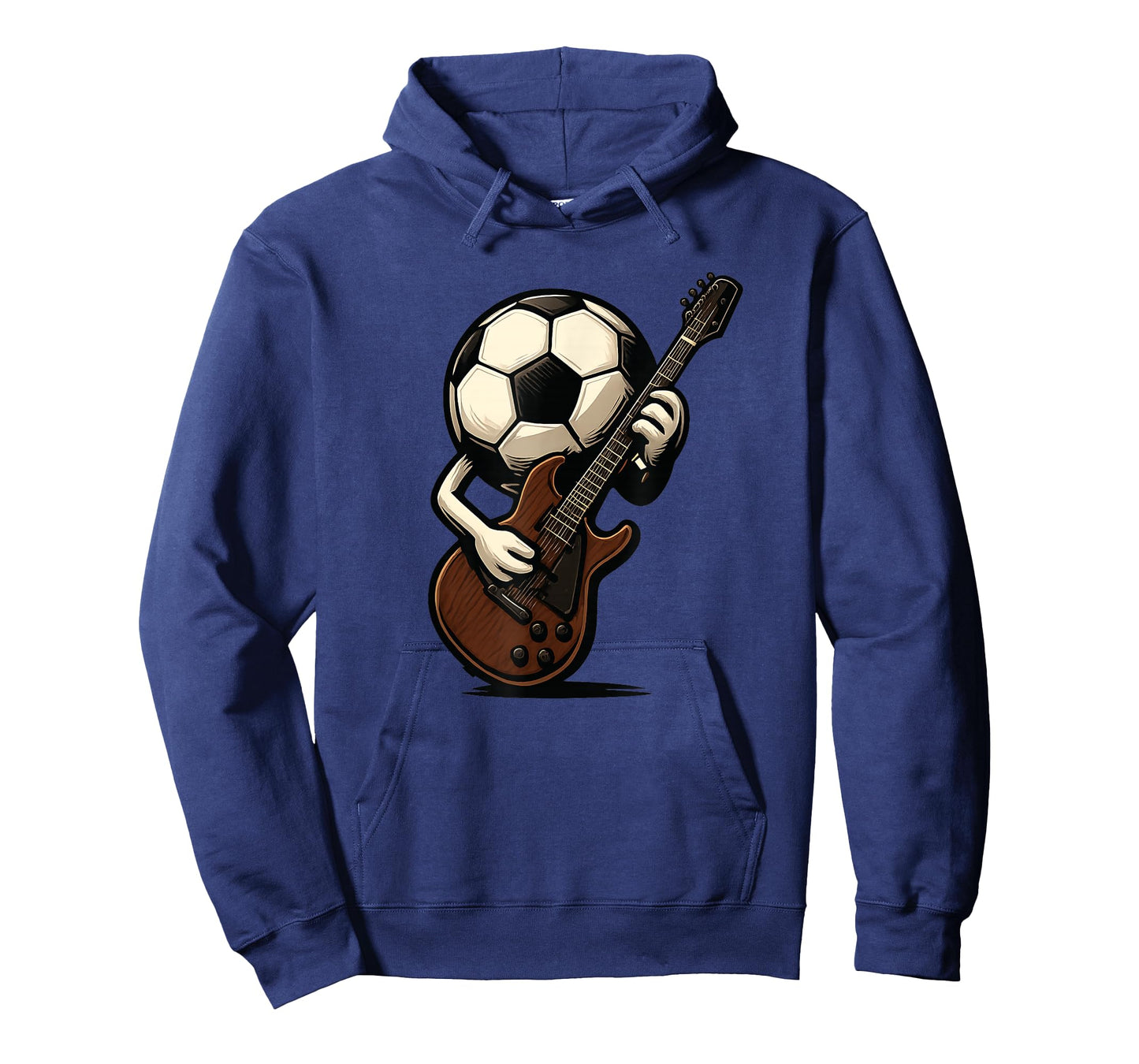 Awesome Soccer with Guitar for a Cool Rocking Look T-Shirt