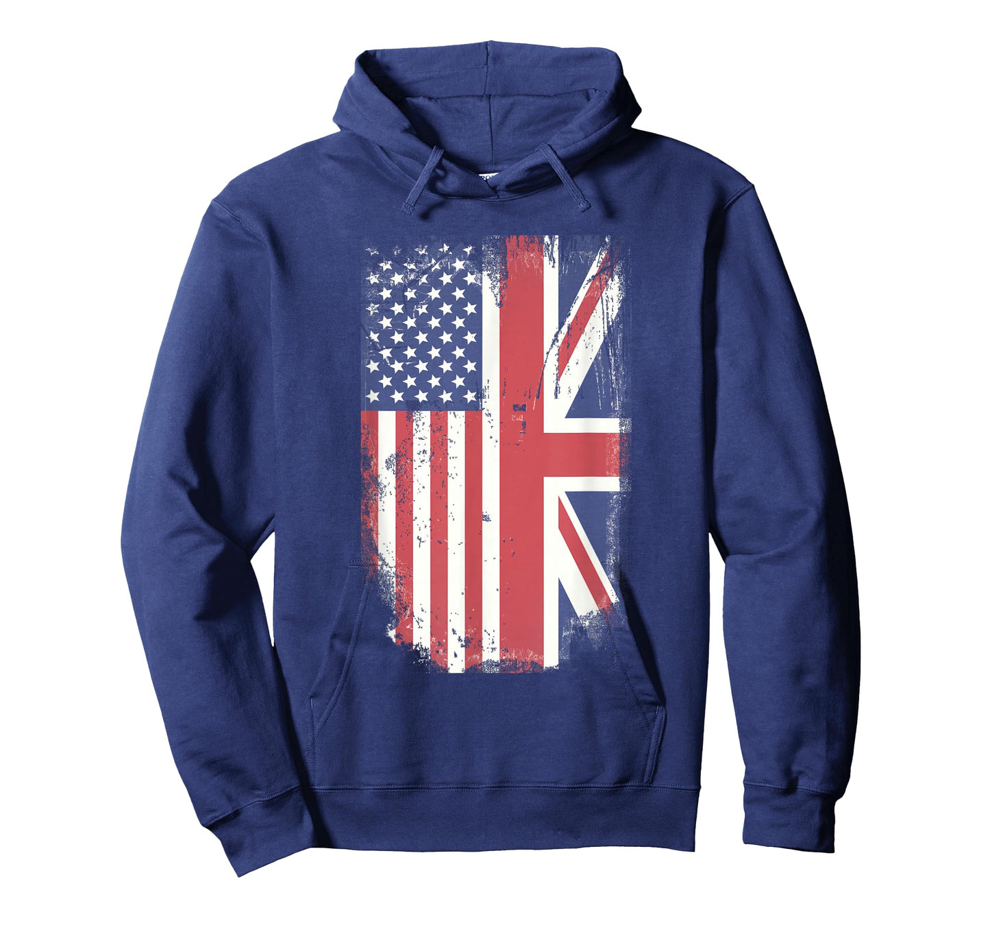 American Flag & British Flag USA UK Stars Stripes Union Jack T-Shirt