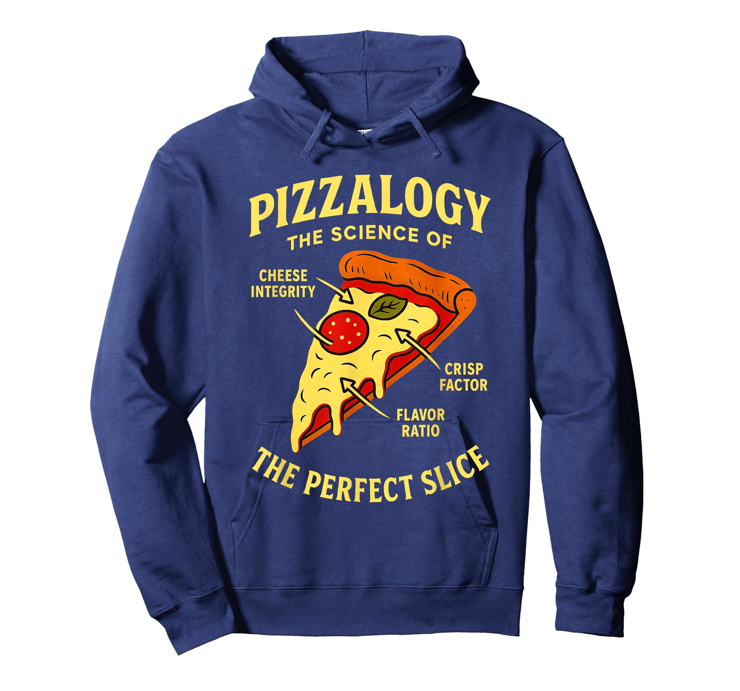 Pizzalogy The Science of Pizza Funny Foodie Nerdy Food Humor T-Shirt