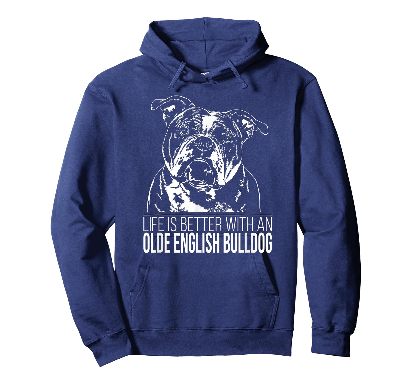 Olde English Bulldog Life is Better Dog OEB Dog Saying T-Shirt