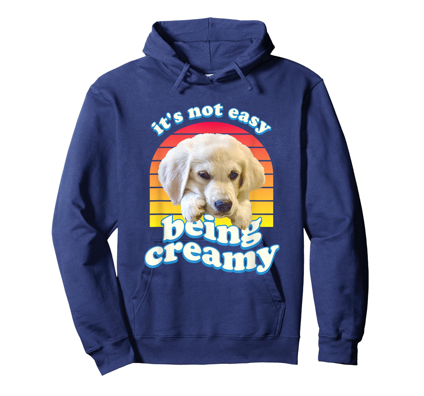 English Cream Golden Retriever Funny ECGR Puppy Vintage 80's T-Shirt