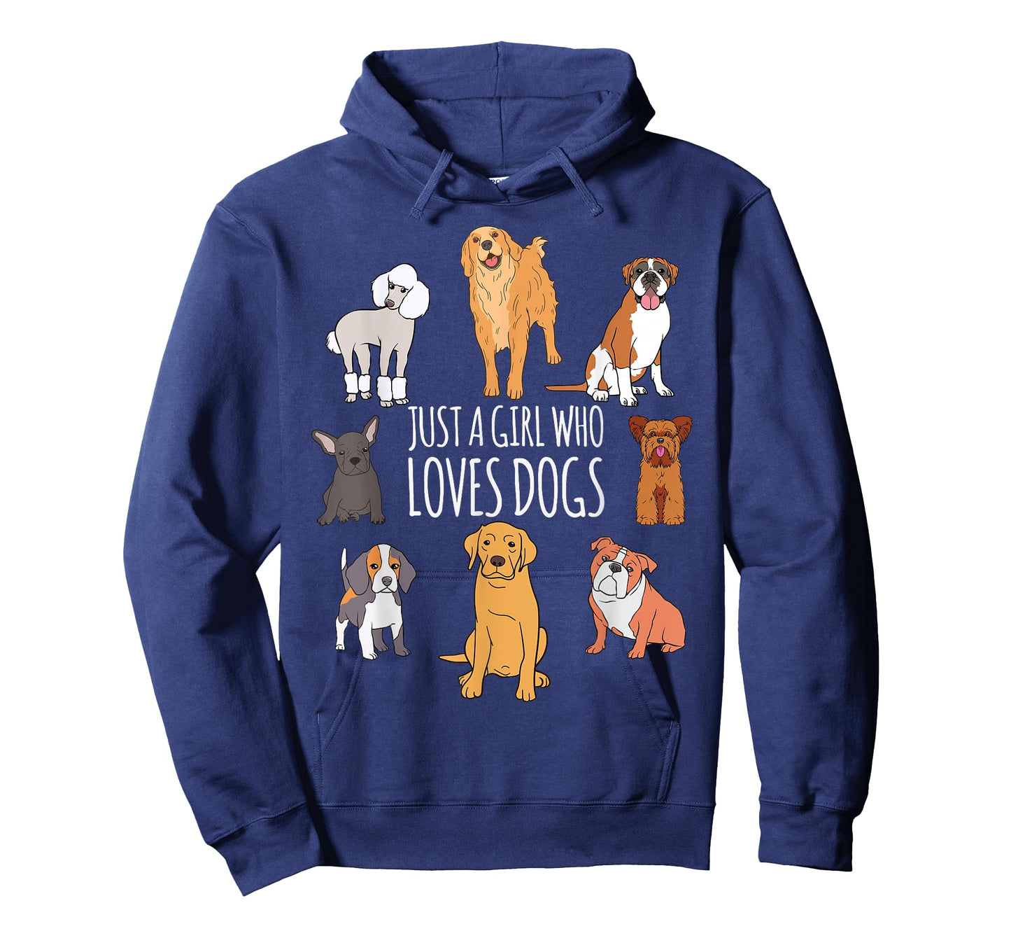 Fun Dog Puppy Lover Themed | Cute Just A Girl Who Loves Dogs T-Shirt Small