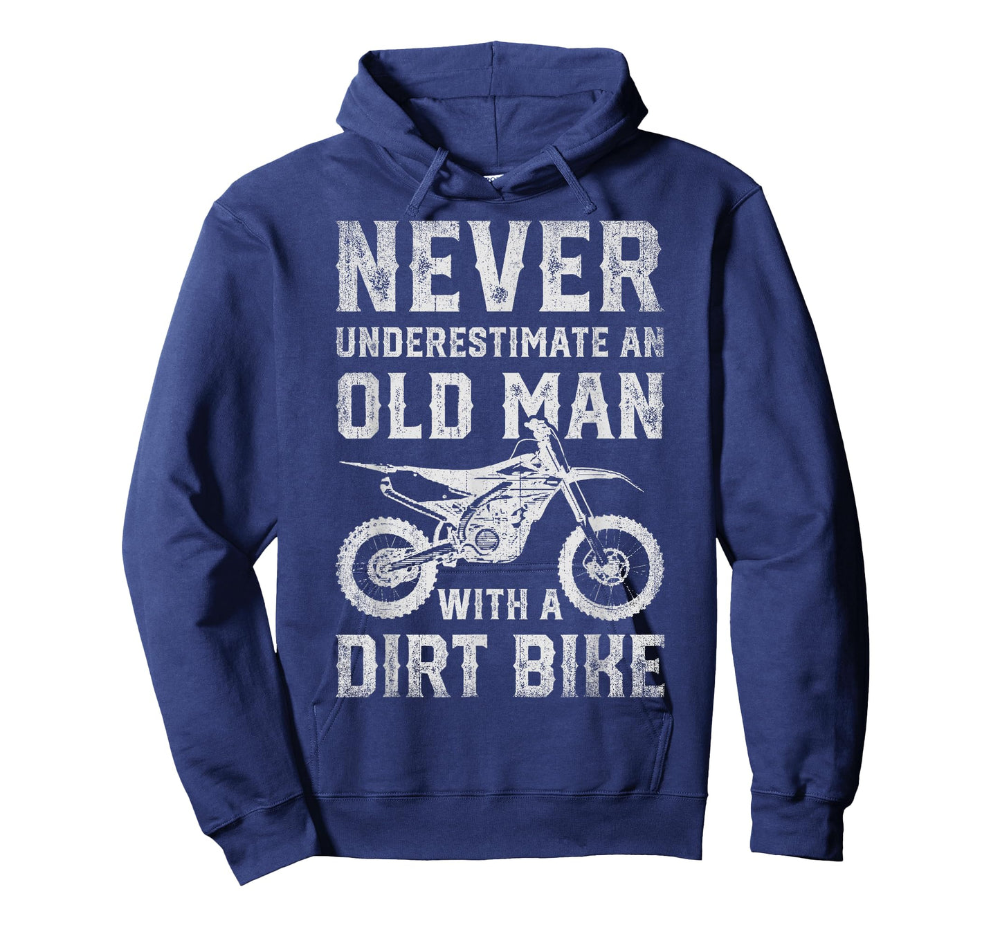 Never Underestimate An Old Man With A Dirt Bike Father's Day T-Shirt