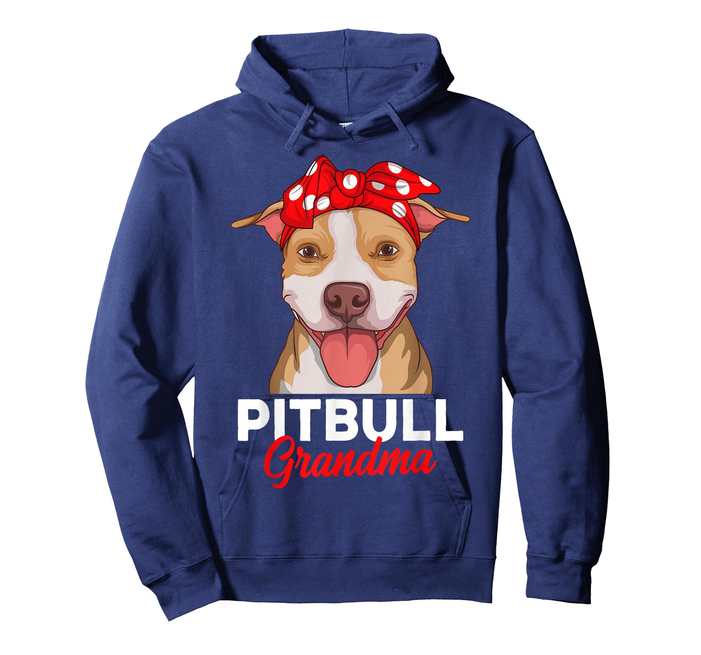 Pitbull Grandma Pittie Dog Mom Funny Women T-Shirt