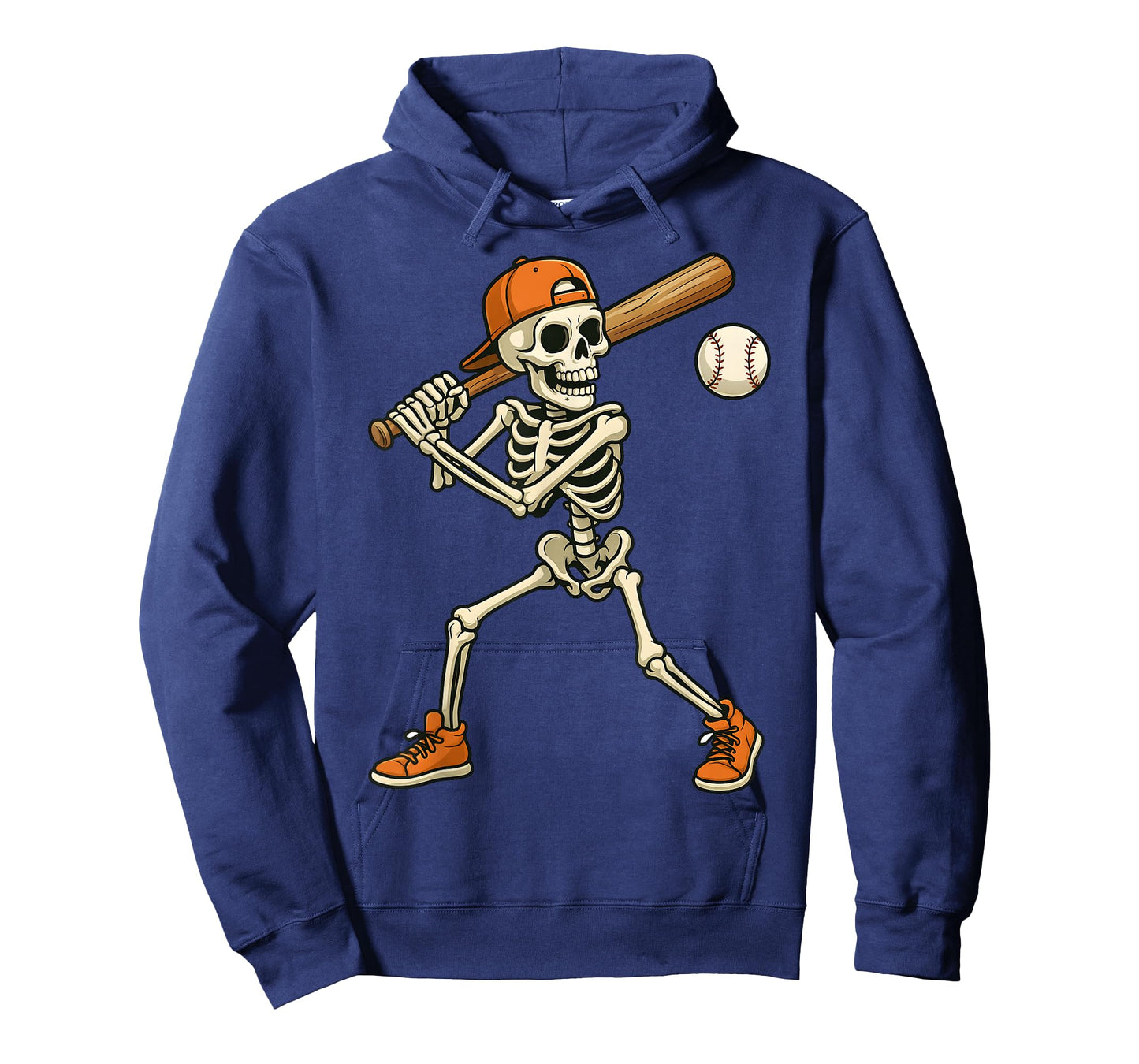 Halloween Skeleton Baseball Costume Funny Men Boys Kids T-Shirt