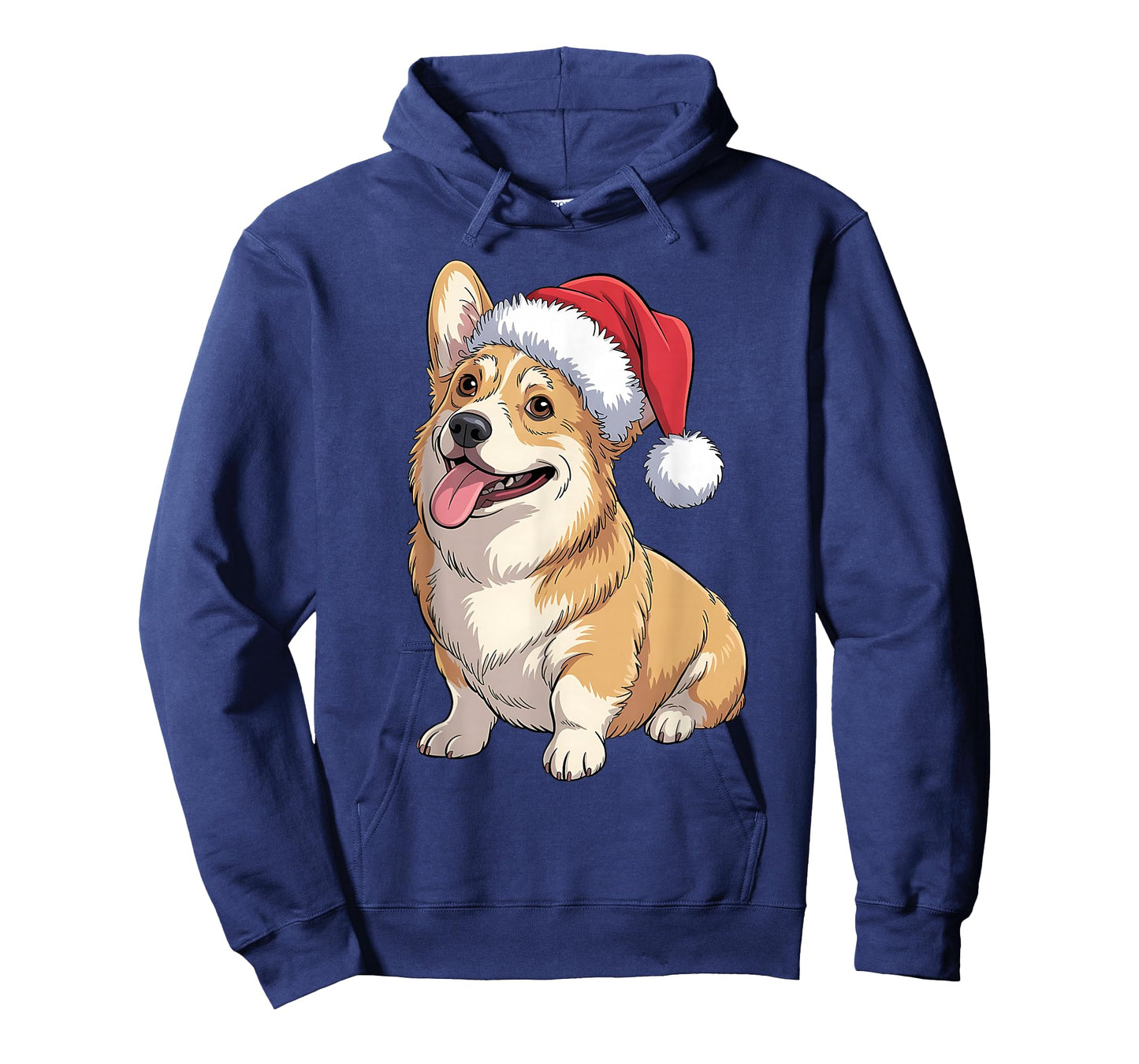 Corgi Dog Christmas Santa Hat Pet Dog Lovers Funny T-Shirt
