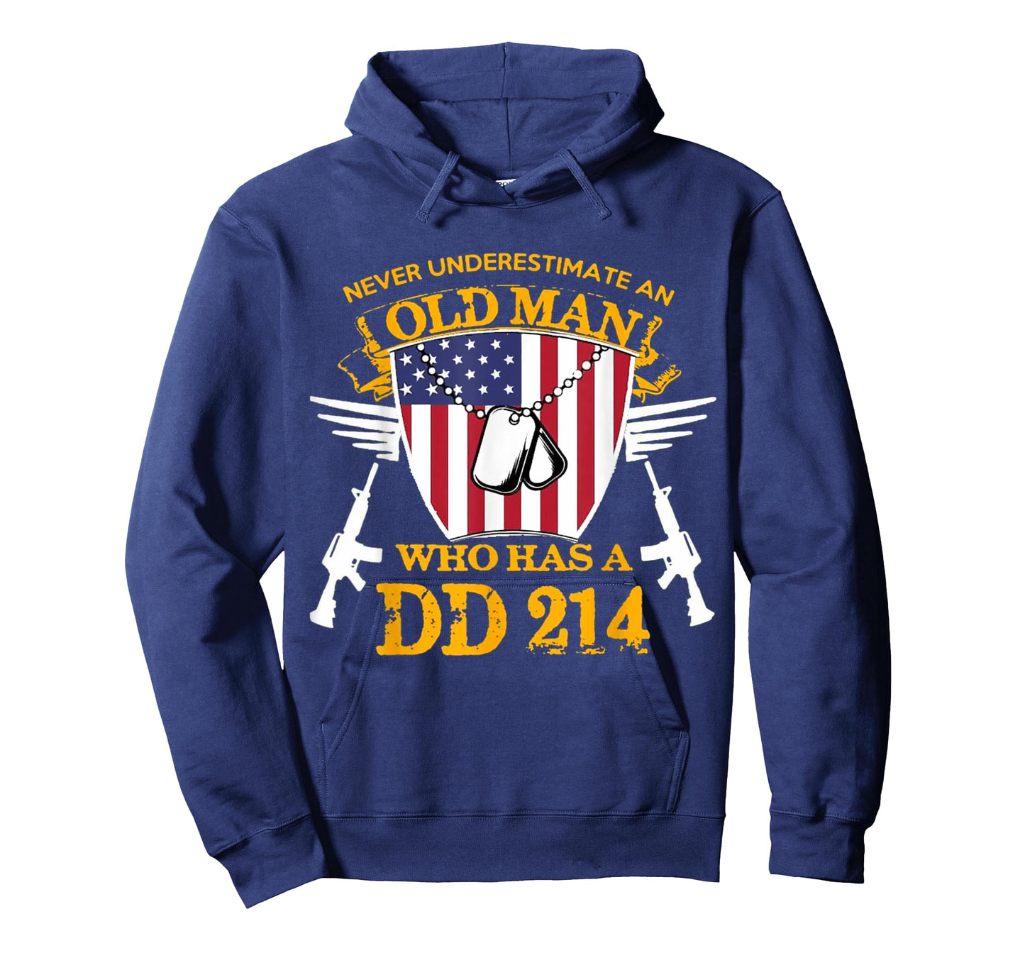 Never Underestimate An Old Man Who Has a DD-214 Alumni Gift T-Shirt