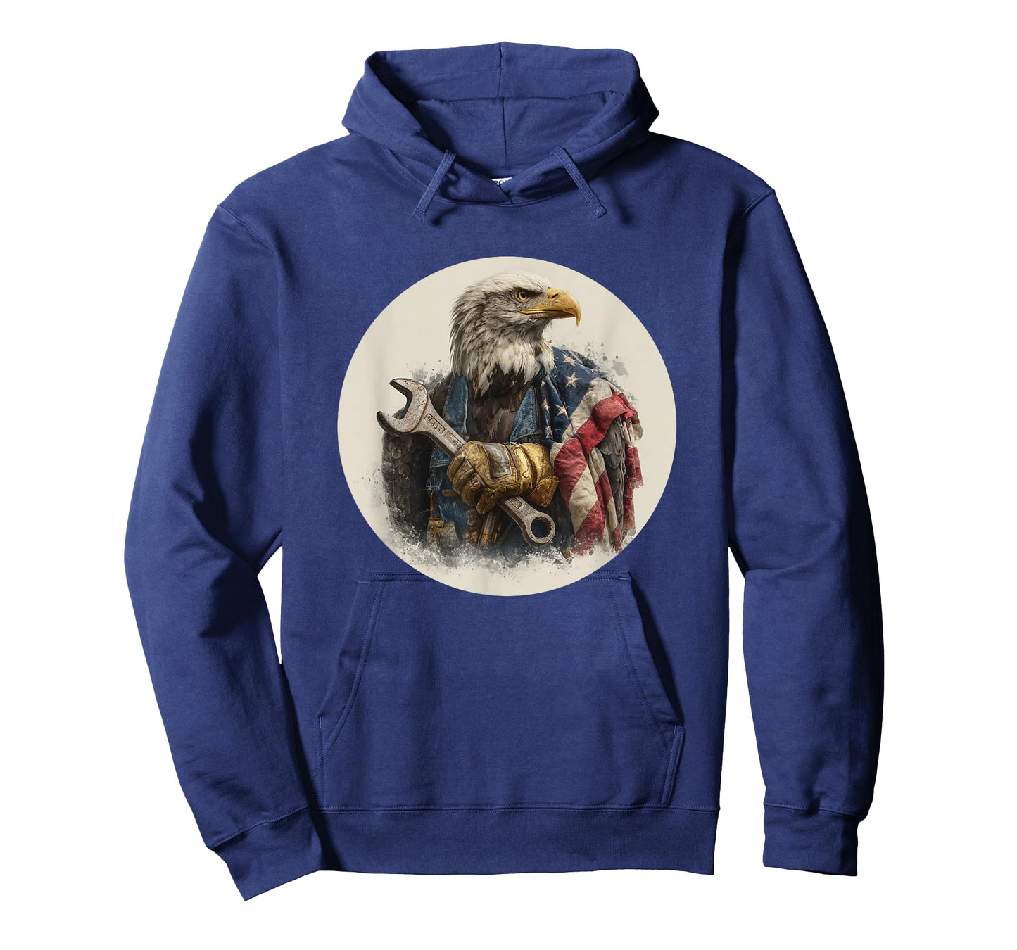 Auto Mechanic Eagle with Repair Tool for Adults and Kids T-Shirt