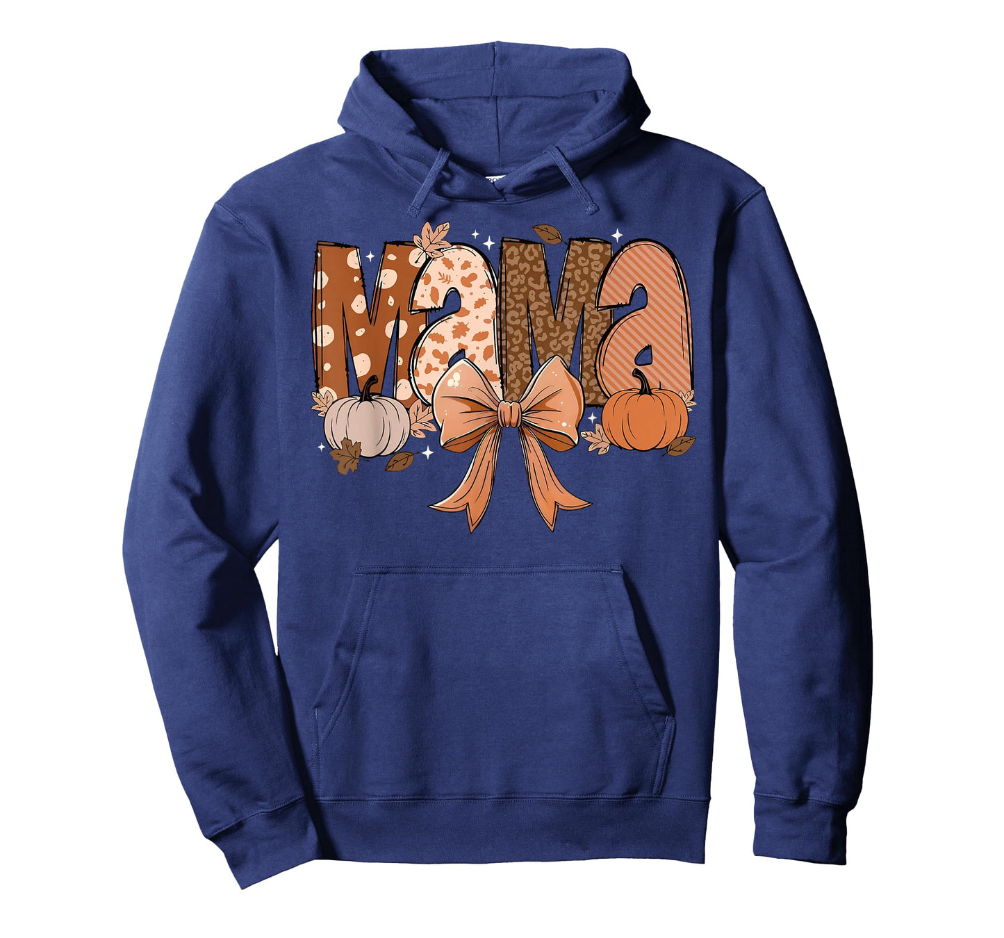 Mama Coquette Bow Pumpkin Autumn Fall Leaves Thanksgiving T-Shirt
