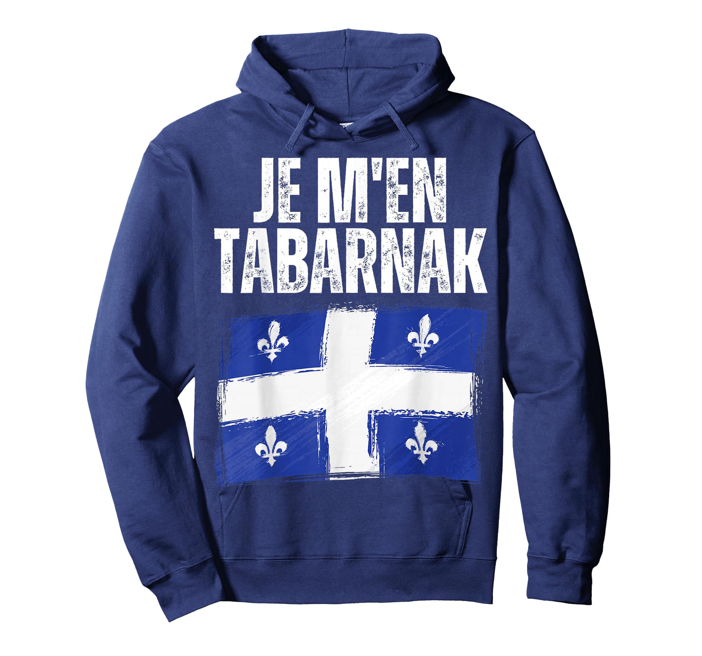 Tabarnak French Canadian Language Canada Vintage Quebec Flag T-Shirt