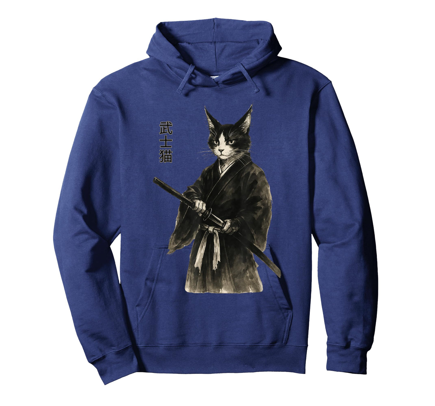 Samurai Cat Vintage Ukiyo-e Warrior Art Retro Japanese Art T-Shirt