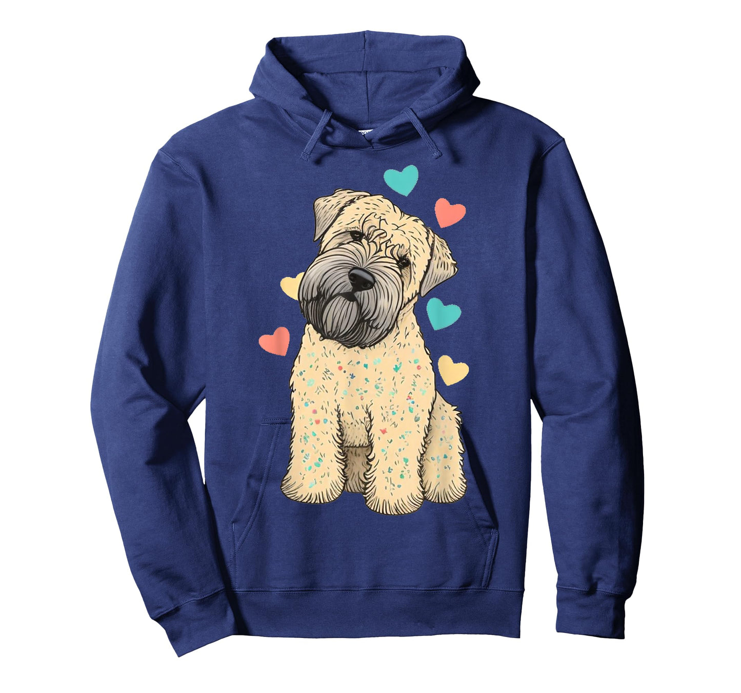 I Love My Soft Coated Wheaten Terrier Dog Valentines Heart T-Shirt