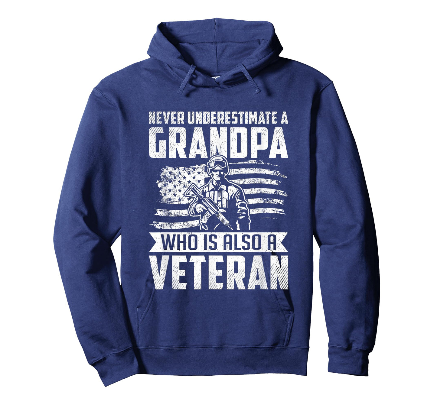 Never Underestimate a Grandpa Who is Also A Veteran T-Shirt