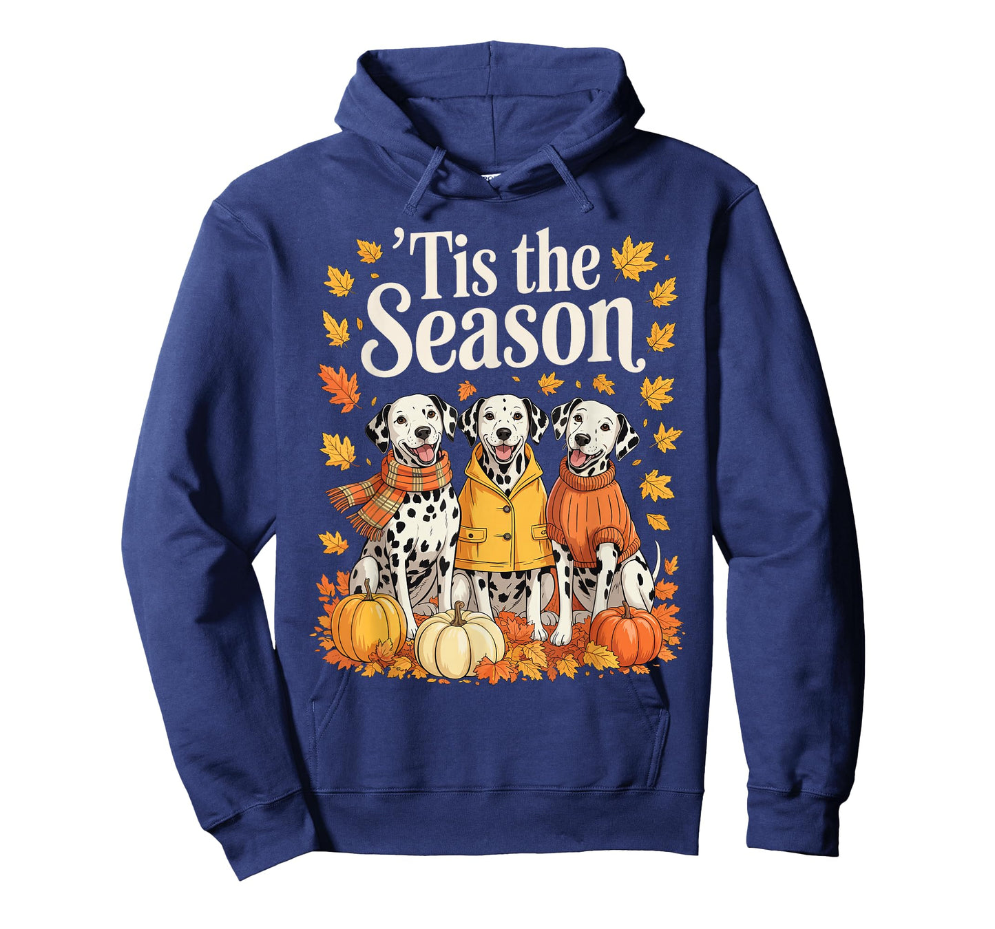 Tis The Season Dalmatian Fall Autumn Pumpkin Dog T-Shirt