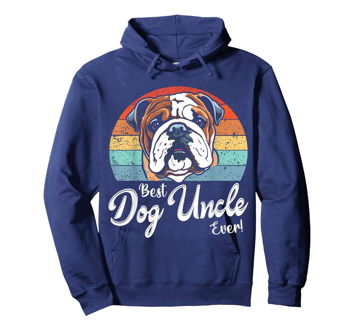 Best Dog Uncle Ever Gift for Uncle Bulldog Dog Uncle T-Shirt for Men Women Girls Kids